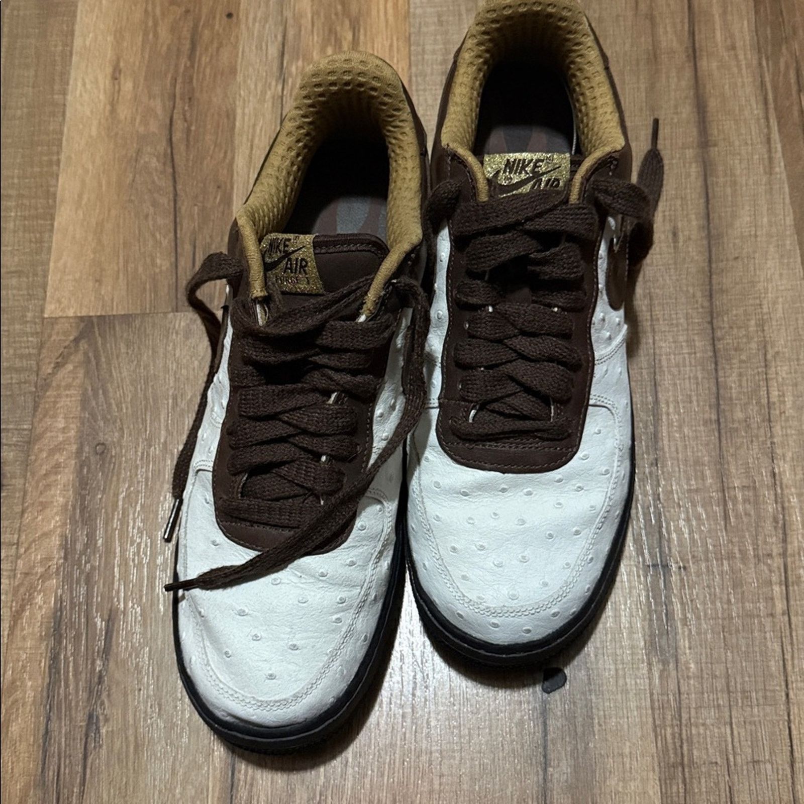 Nike 2006 Nike Air Force 1 Premium Boxing Champ Baroque Brown Size US 9.5 / EU 42-43 - 9 Thumbnail