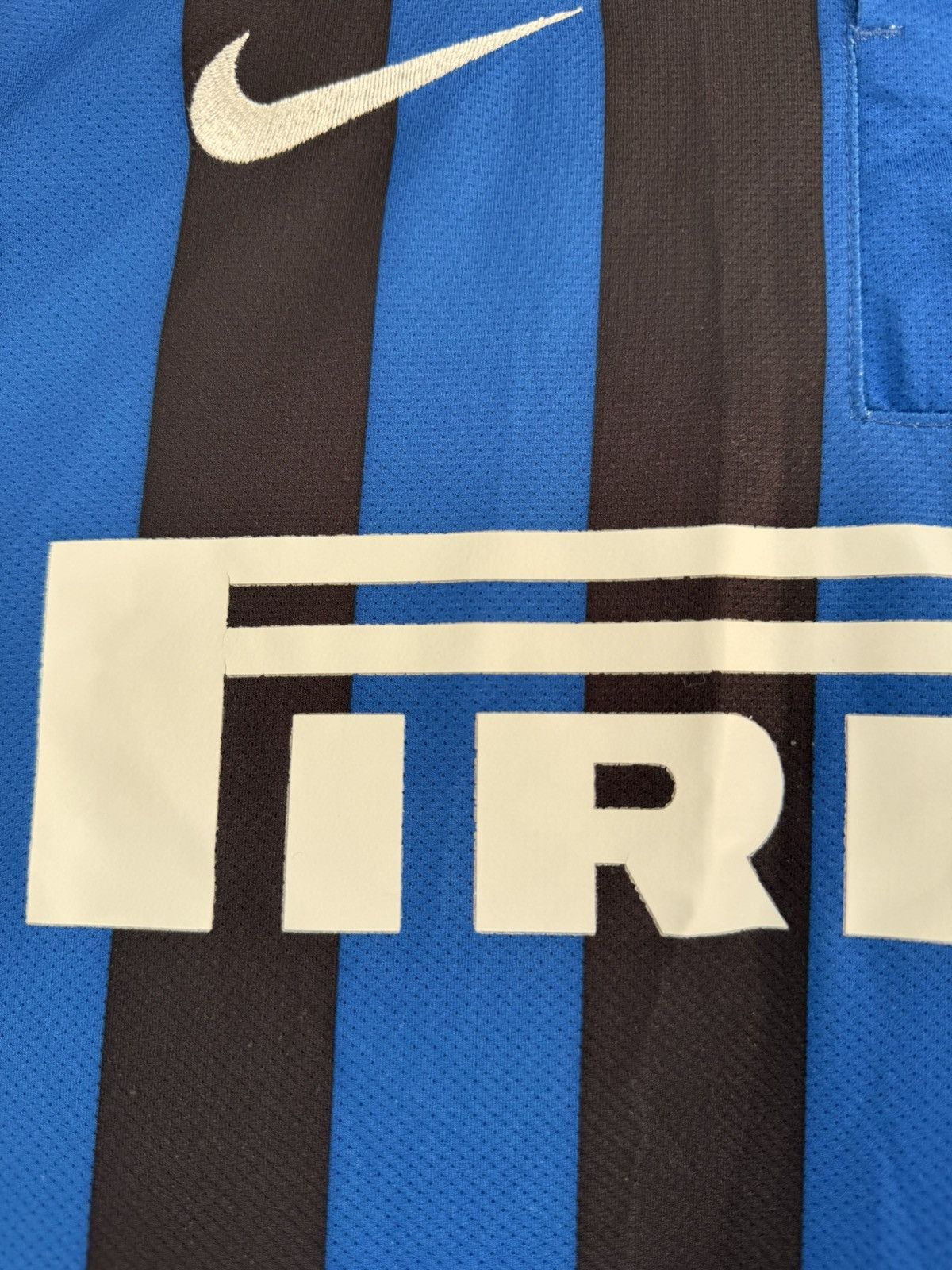 Nike Inter Milan 2011-2012 Home Soccer Jersey Football Kit Shirt Size US L / EU 52-54 / 3 - 7 Thumbnail
