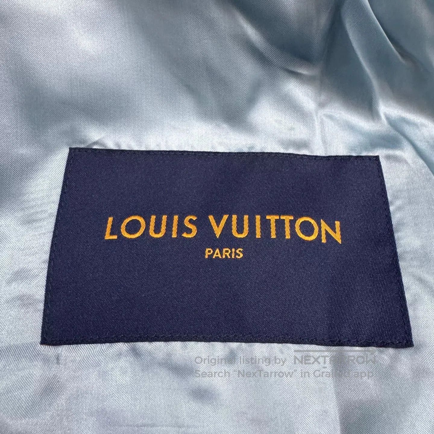 Louis Vuitton louis vuitton blue cloud leather jacket. Size US L / EU 52-54 / 3 - 3 Thumbnail