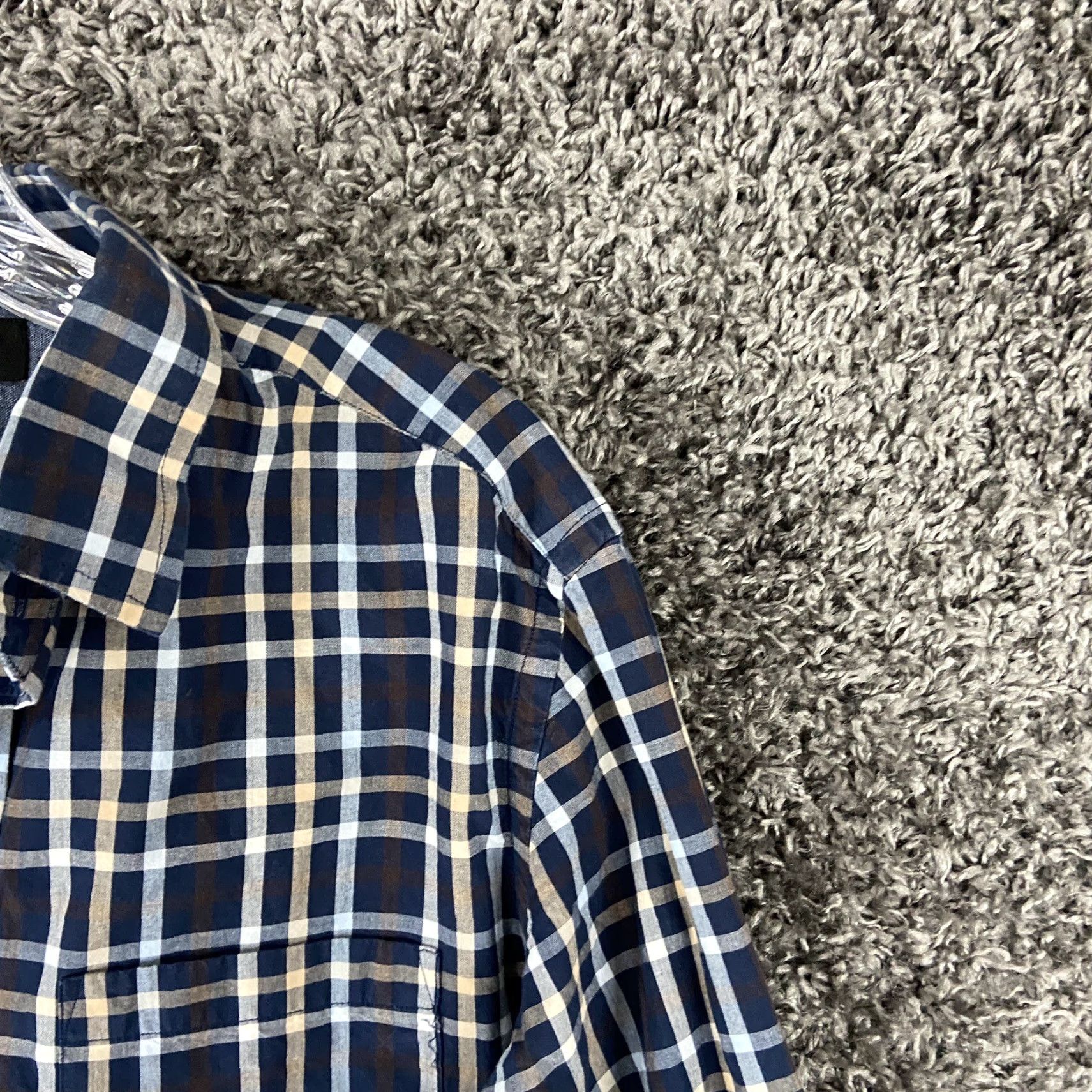 Banana Republic Banana Republic Button-Up Shirt Plaid Long Sleeve Men’s S Multicolor Blue Plaid Shirt Size US S / EU 44-46 / 1 - 4 Thumbnail