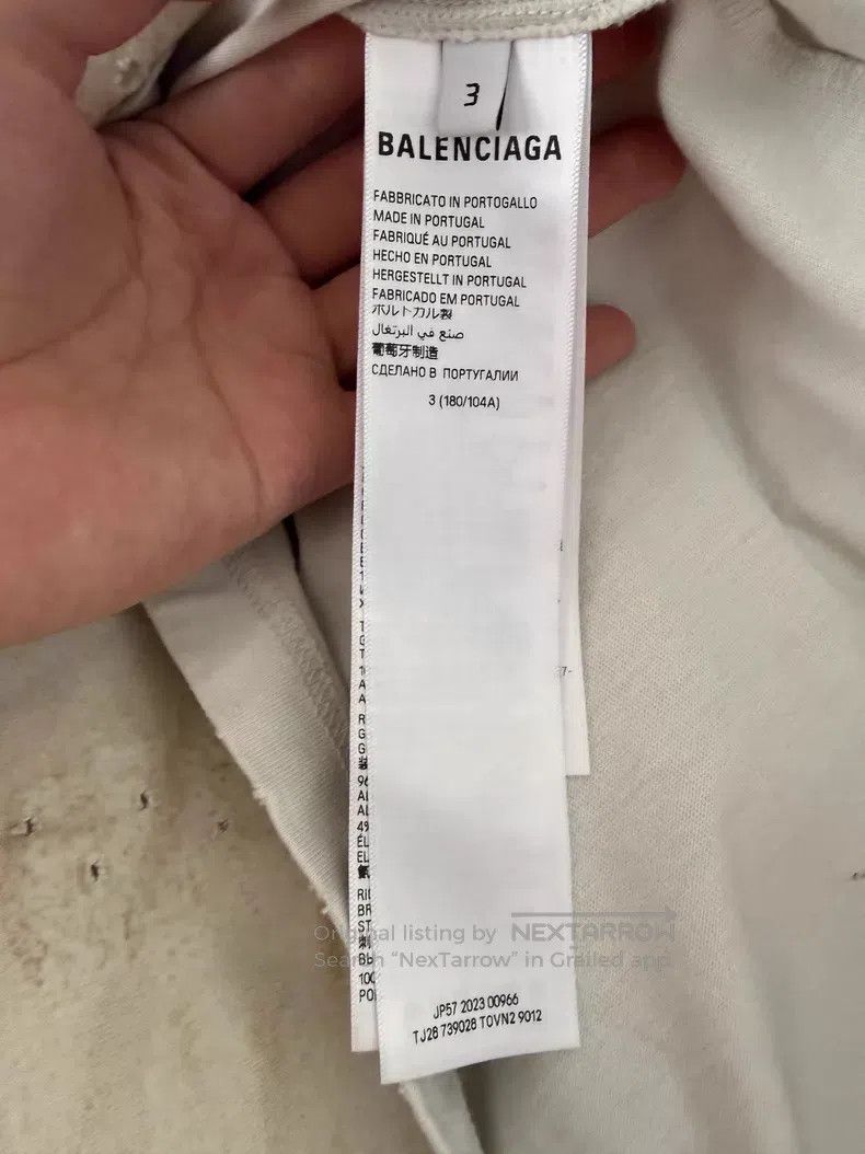 Balenciaga Balenciaga Manchester United Collab Short Sleeve T-Shirt Size US L / EU 52-54 / 3 - 5 Thumbnail