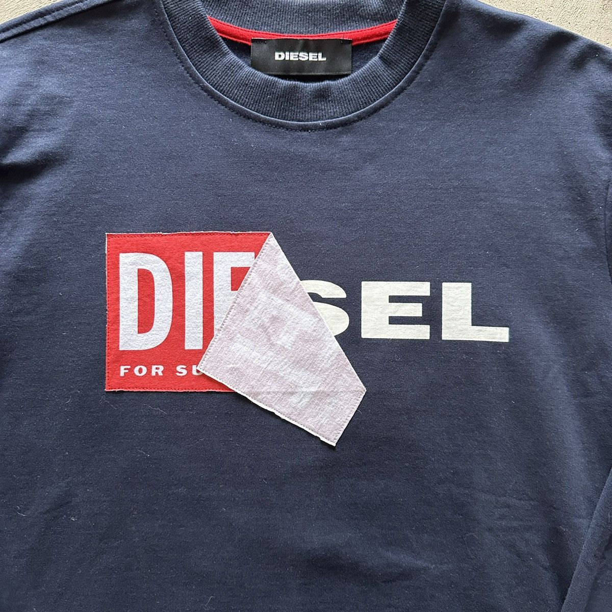 Diesel diesel navy crewneck sweatshirt Size US S / EU 44-46 / 1 - 2 Thumbnail