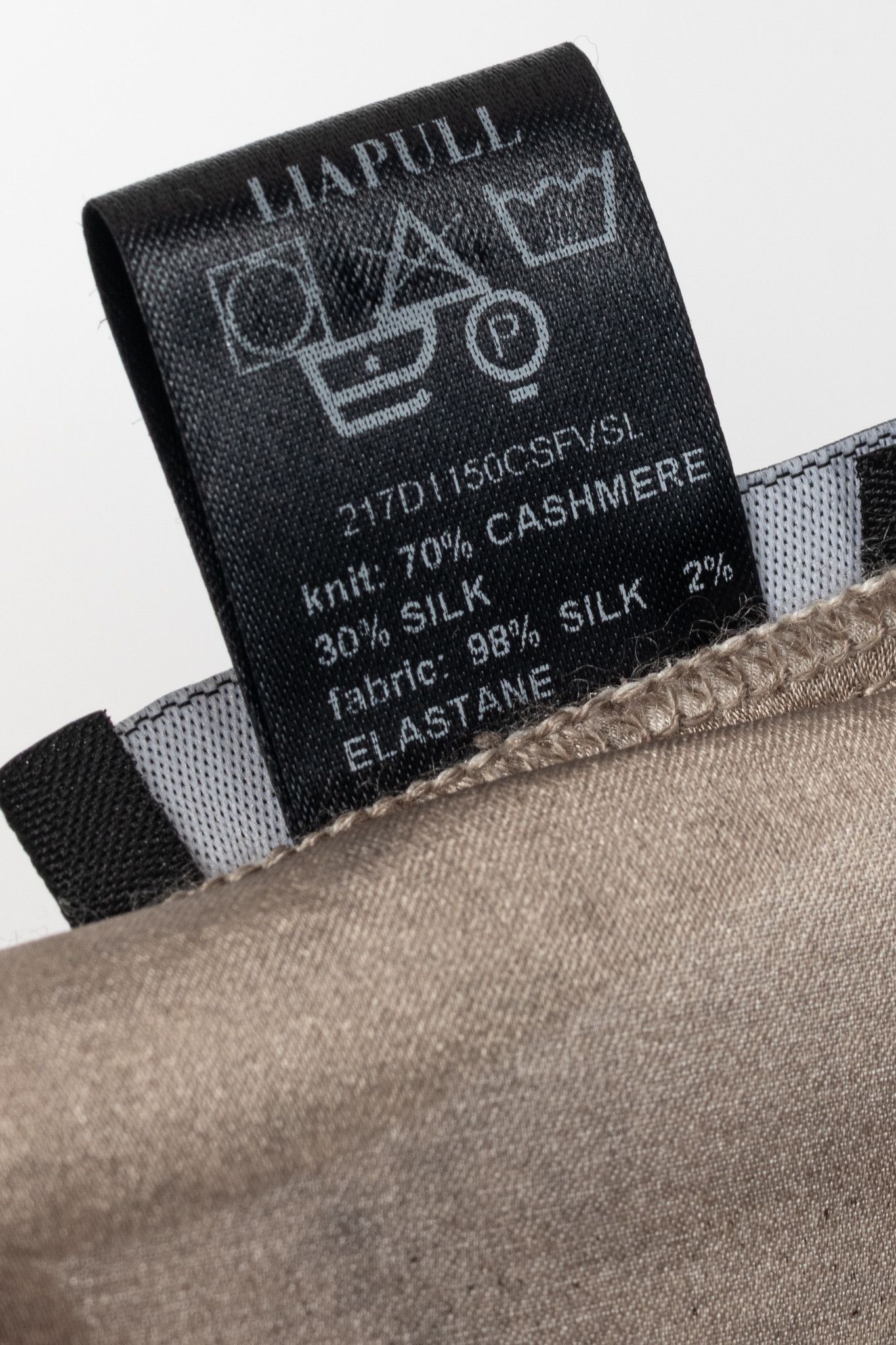 Avant Toi Avant Toi Taupe Cashmere & Silk-Back Water-Print Sweater Size XS / US 0-2 / IT 36-38 - 9 Thumbnail