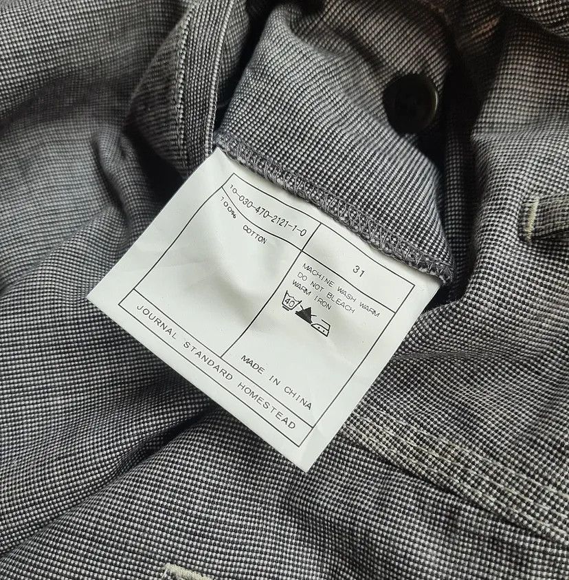 J.S. Homestead × Nigel Cabourn Journal Standard Homestead Suspenders Button Stripe Pants Size US 31 - 7 Thumbnail