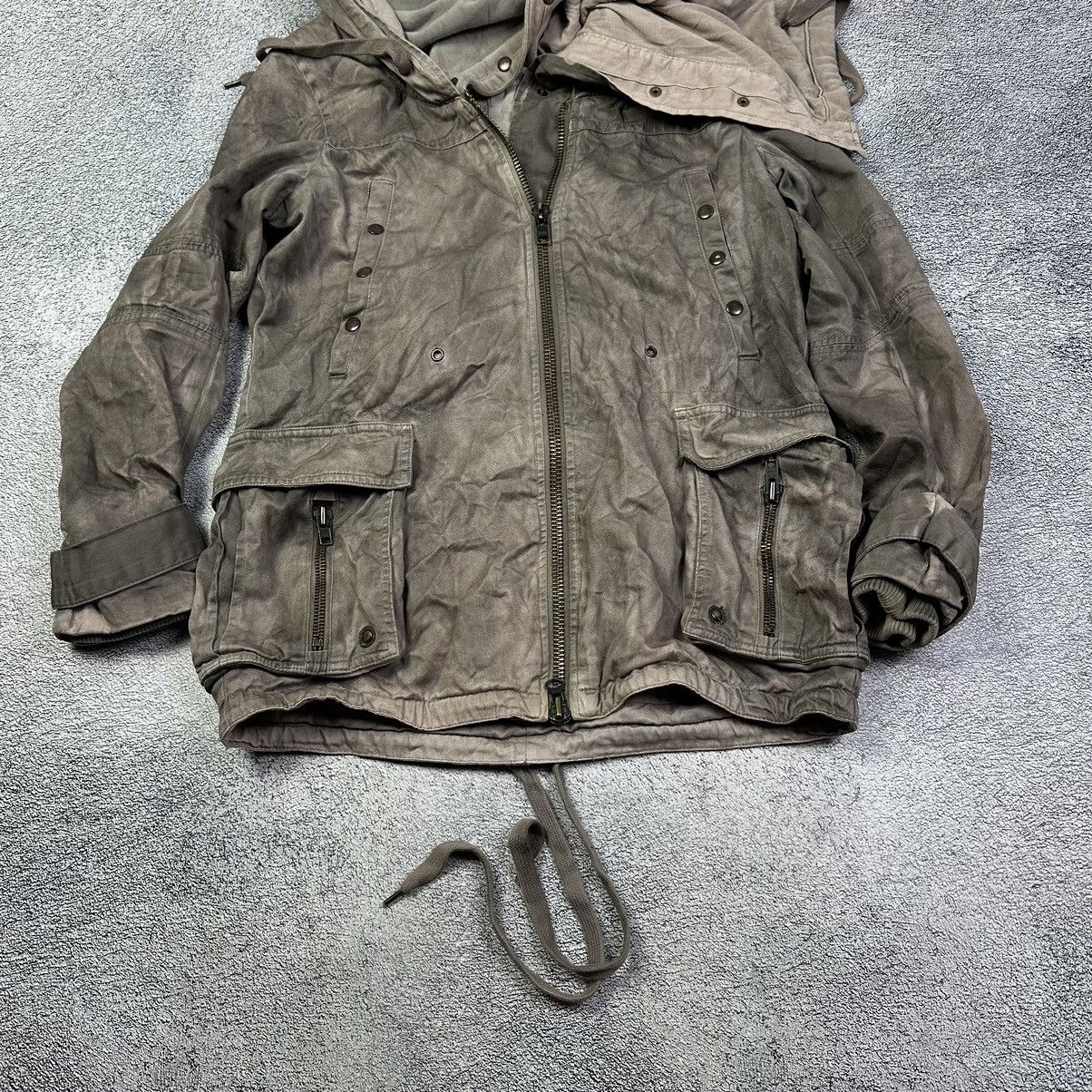 Allsaints AllSaints Parka Jacket Gray Faded Avant Garde Size US M / EU 48-50 / 2 - 7 Thumbnail