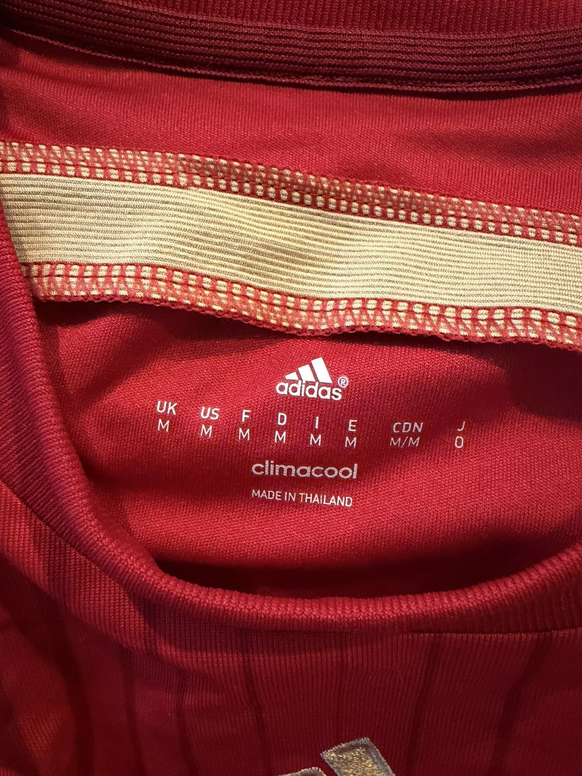 Adidas Spain Adidas World Cup 2014 Kit - Fabregas Size US M / EU 48-50 / 2 - 2 Thumbnail