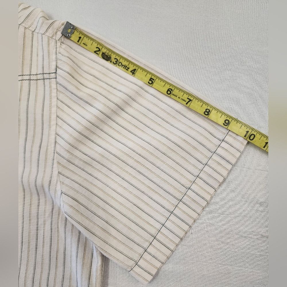 Other Rewire Beige Striped Shirt Short Sleeve Retro XL Size US XL / EU 56 / 4 - 8 Thumbnail
