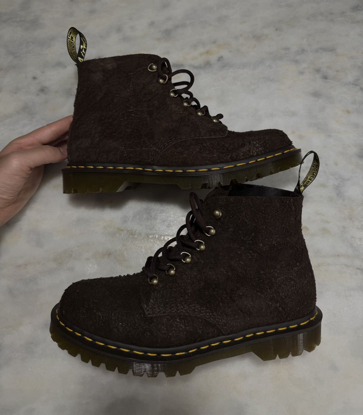 Dr. Martens Dr. Martens, 101 Made In England Hardware Suede Boots Size10 Size US 10 / EU 43 - 7 Thumbnail