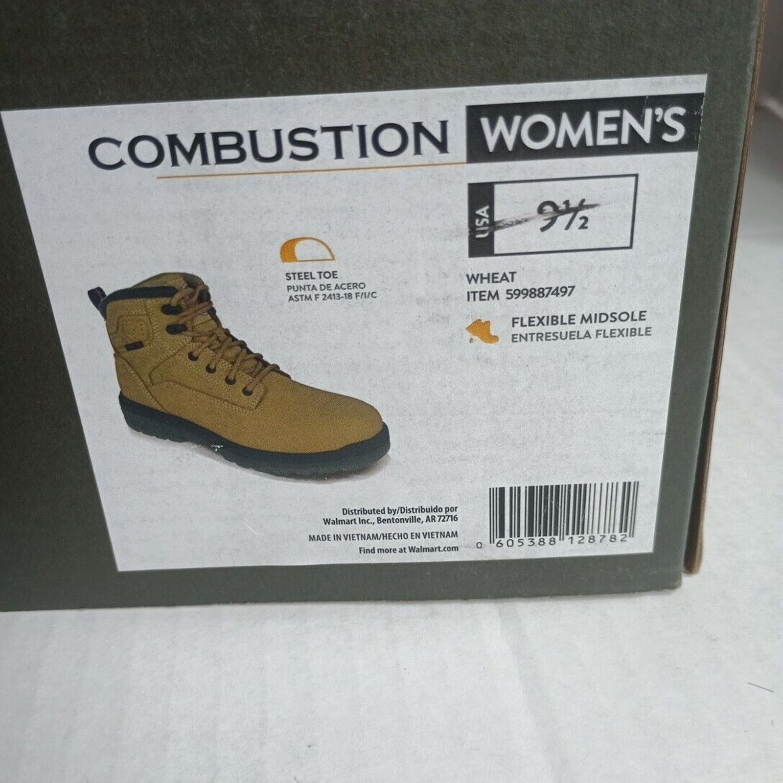 & Other Stories Brahma Womens Combustion Steel Toe Work Boots Size 9.5 Wheat Size US 9.5 / IT 39.5 - 8 Thumbnail