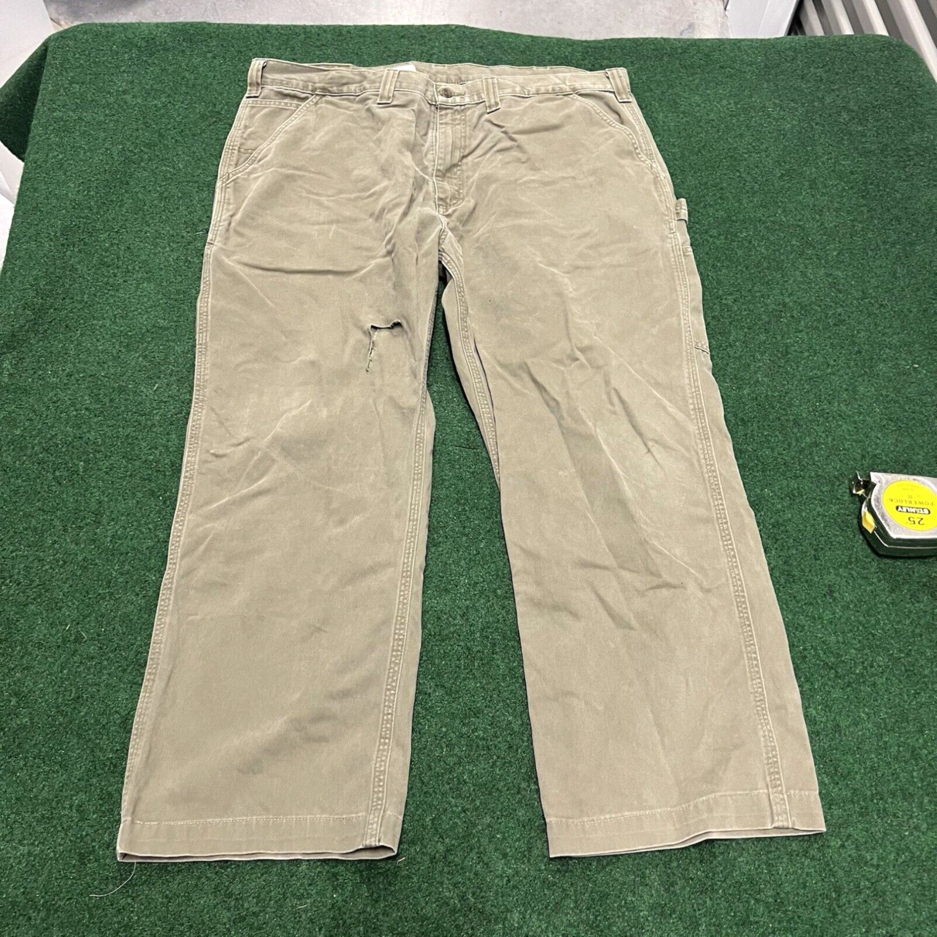 Carhartt Vintage Carhartt Pants 42x32 Brown Original Loose Workwear Outdoors Size US 42 / EU 58 - 4 Thumbnail