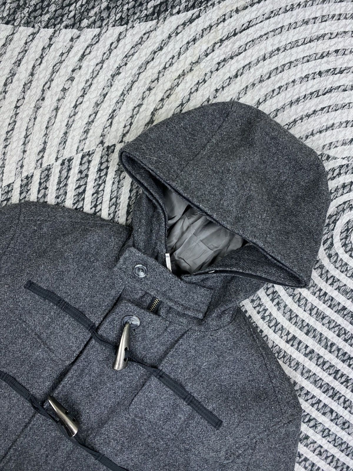 Japanese Brand Vintage A.S.M Wool Toggle Closure Duffle Coat Parka Size US M / EU 48-50 / 2 - 7 Thumbnail