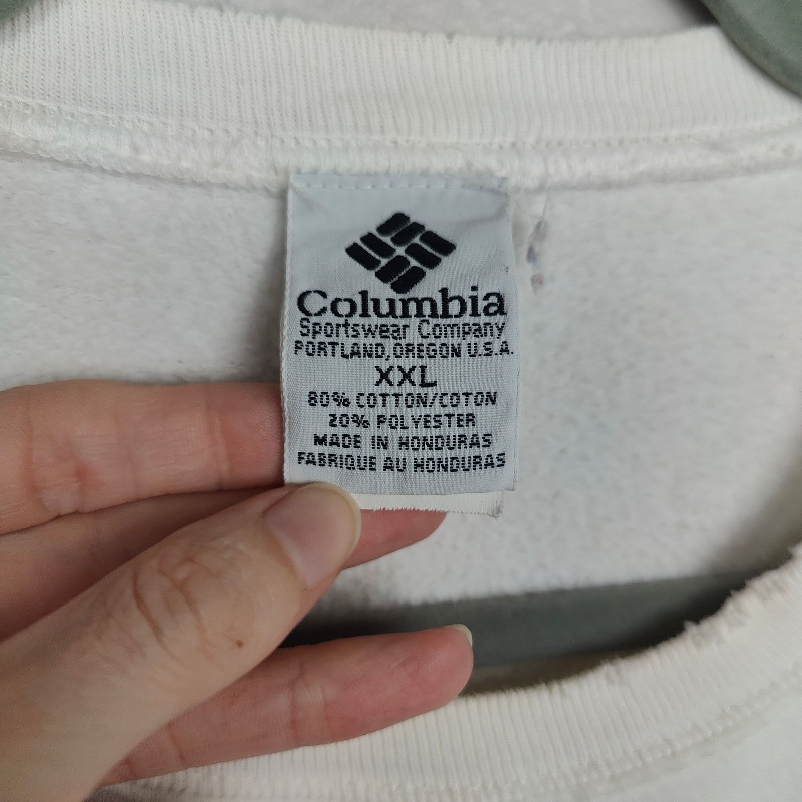 Columbia Vintage Columbia Sweatshirt Men XXL White Longhorn Skull Size US XXL / EU 58 / 5 - 7 Thumbnail