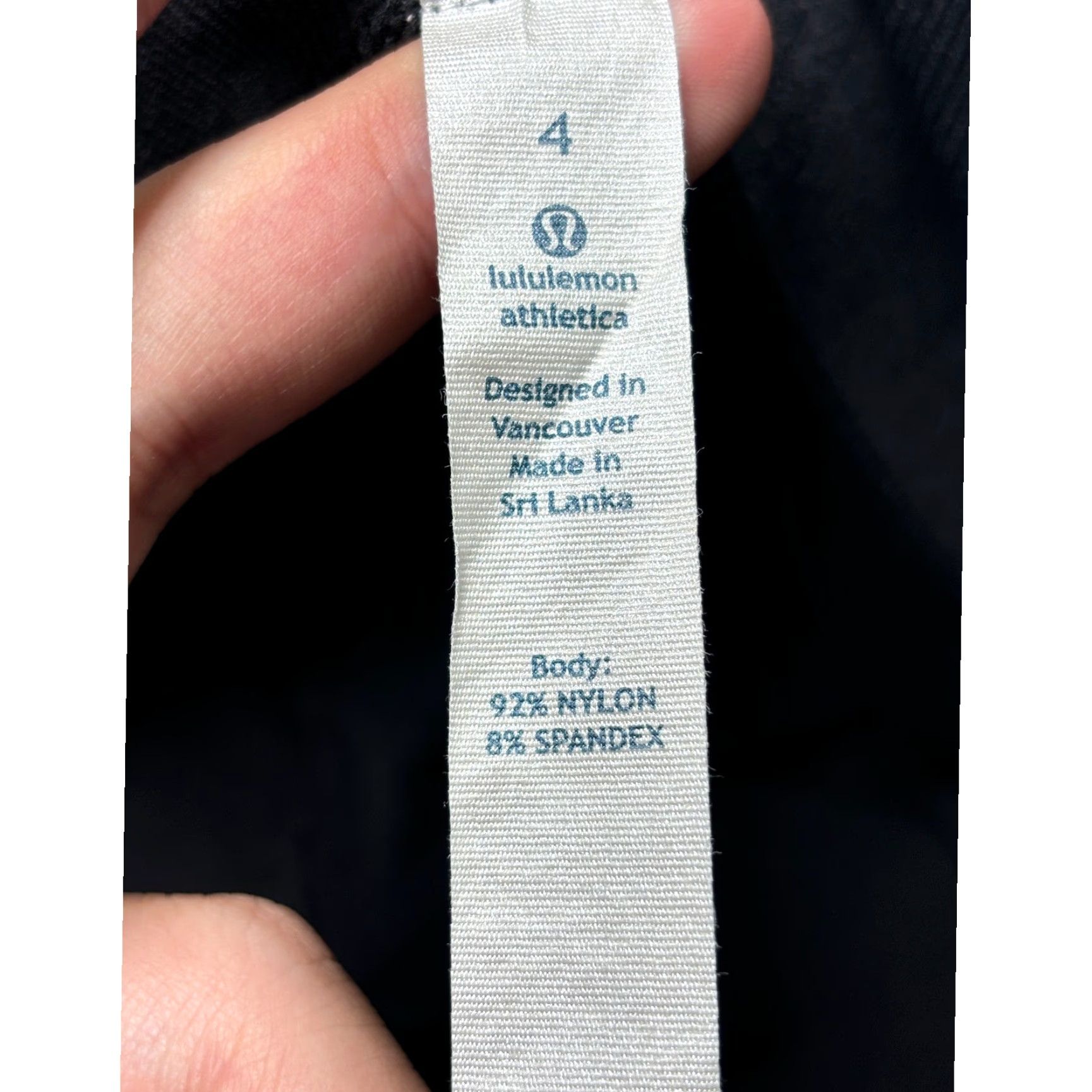 Lululemon Lululemon Athletica Crop Leggings Womens Size 4 High Rise Athletic Activewear Black Seamless Stretch Yoga Workout Size 27" / US 4 / IT 40 - 4 Thumbnail