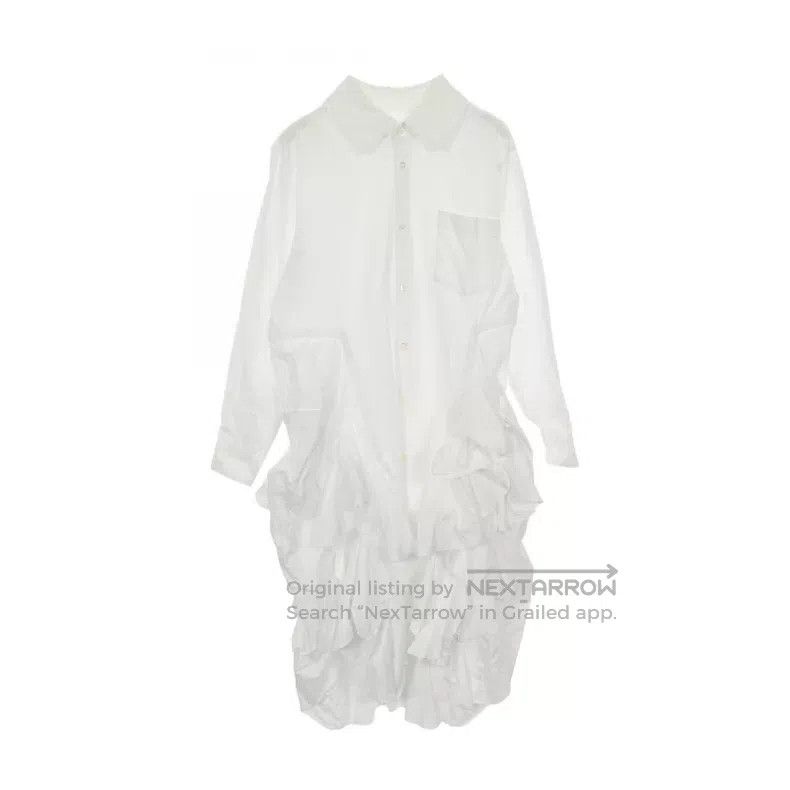 Comme des Garcons Comme des Garcons White vintage shirt top Size M / US 6-8 / IT 42-44 - 1 Thumbnail
