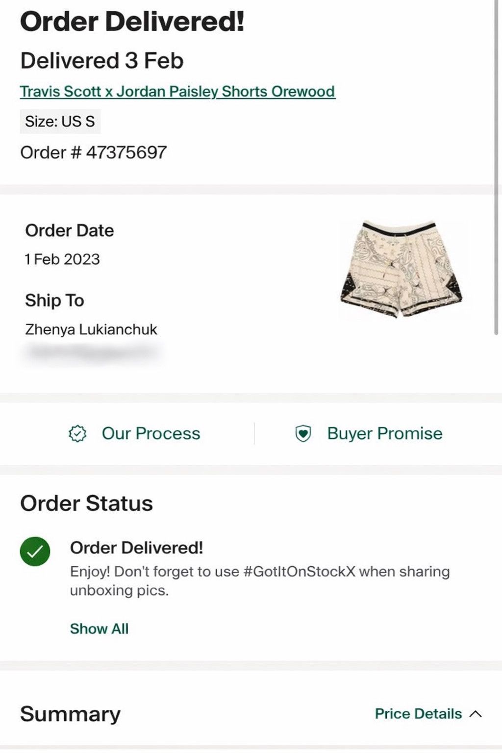Jordan Brand × Travis Scott Travis Scott x Jordan Paisley Shorts Size US 29 - 8 Thumbnail