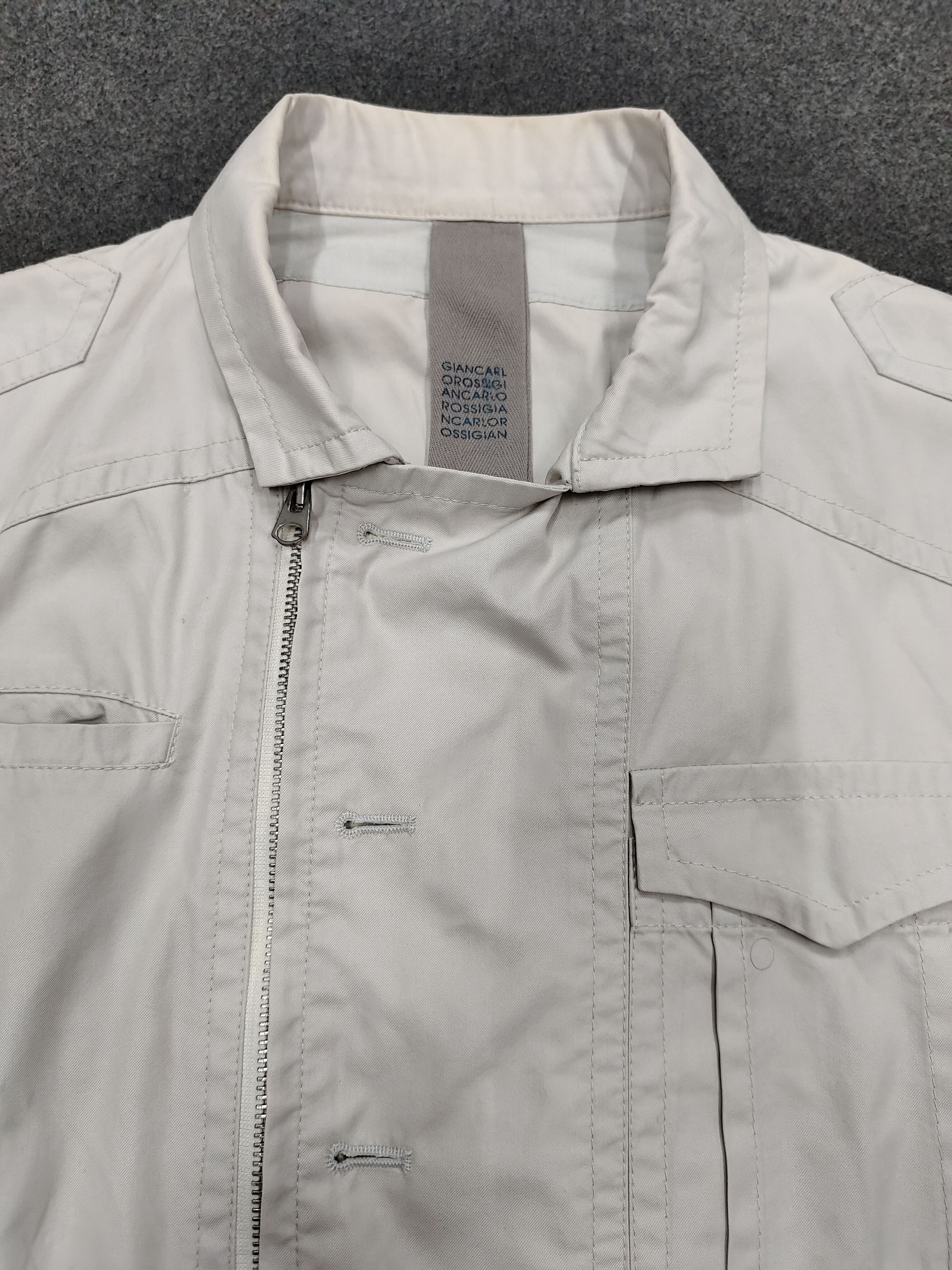 GIAN CARLO ROSSI Gian Carlo Rossi🇮🇹 Asymmetric Minimal Zip Utility Jacket Size US M / EU 48-50 / 2 - 3 Thumbnail