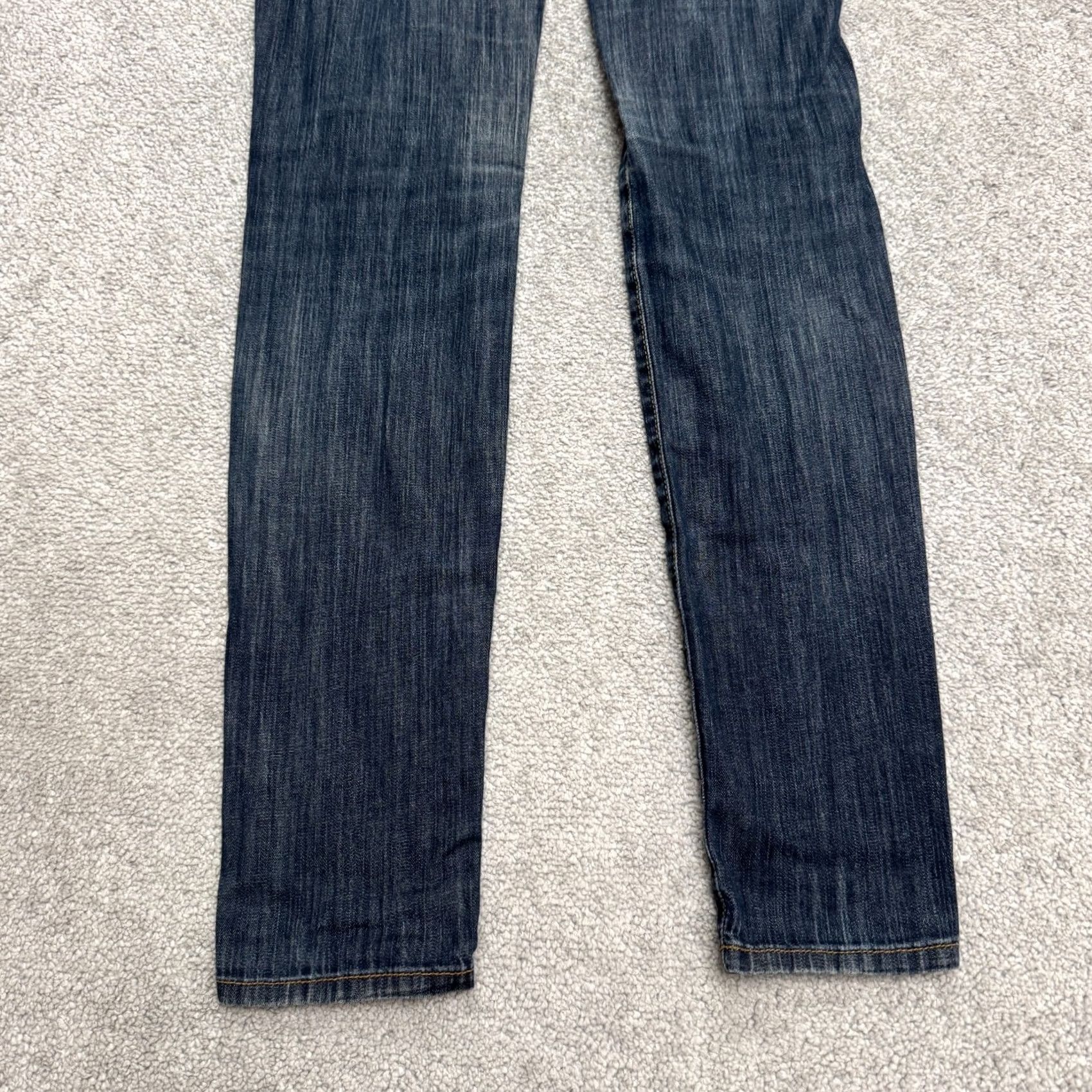 Paige BDG Urban Outfitters Cigarette Skinny Denim Jeans Womens 30 Blue Dark Wash Jeans Size 30 Slim 5-Pocket City Streetwear Womens Size 30" / US 8 / IT 44 - 3 Thumbnail