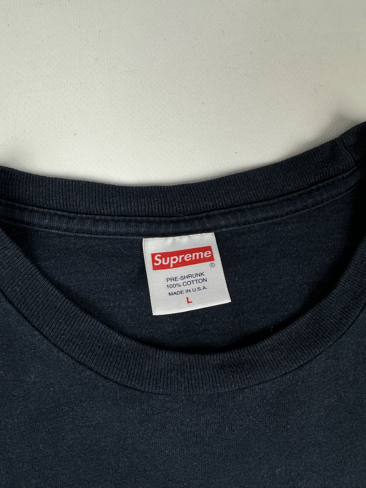 Vintage Supreme Long-Sleeve Ripples 2016 bog logo tshirr Size US L / EU 52-54 / 3 - 3 Thumbnail