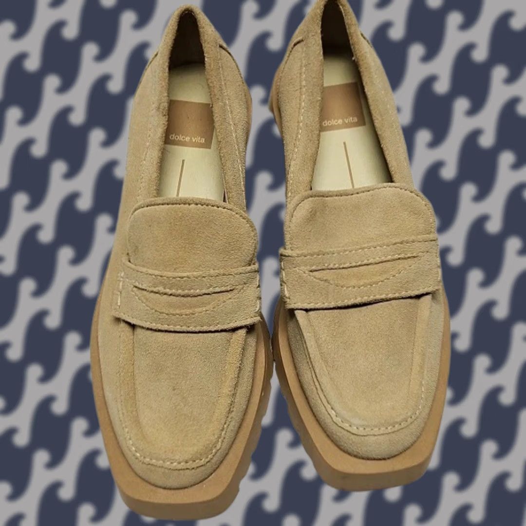 Dolce Vita Dolce Vita Beige Suede Loafers Women’s 7 Penny Slip On Flat Size US 7 / IT 37 - 1 Thumbnail