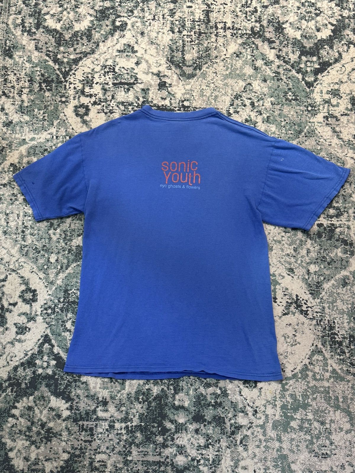 Band Tees × Vintage 2000 Sonic Youth NYC Ghosts & Flowers Vintage Tee Size US M / EU 48-50 / 2 - 15 Thumbnail