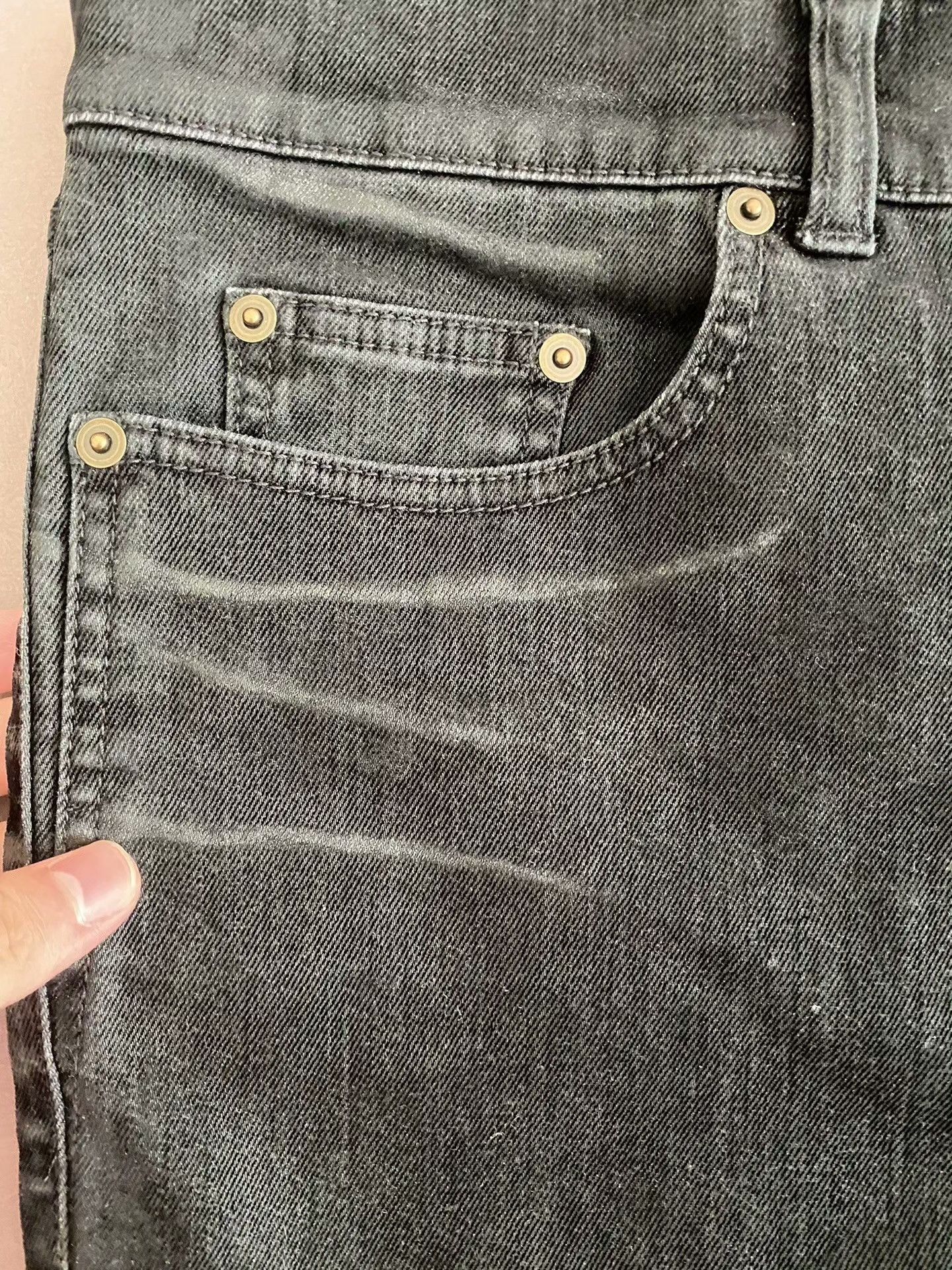Saint Laurent Paris Saint Laurent 20FW Black Ghost Claw Jeans Size US 32 / EU 48 - 2 Thumbnail