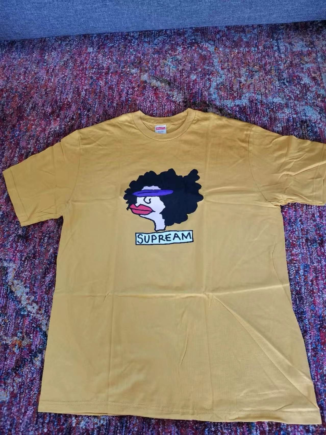 Supreme NEVER WORN* Supreme FW17 Gonz Tee Mustard Size US L / EU 52-54 / 3 - 2 Thumbnail