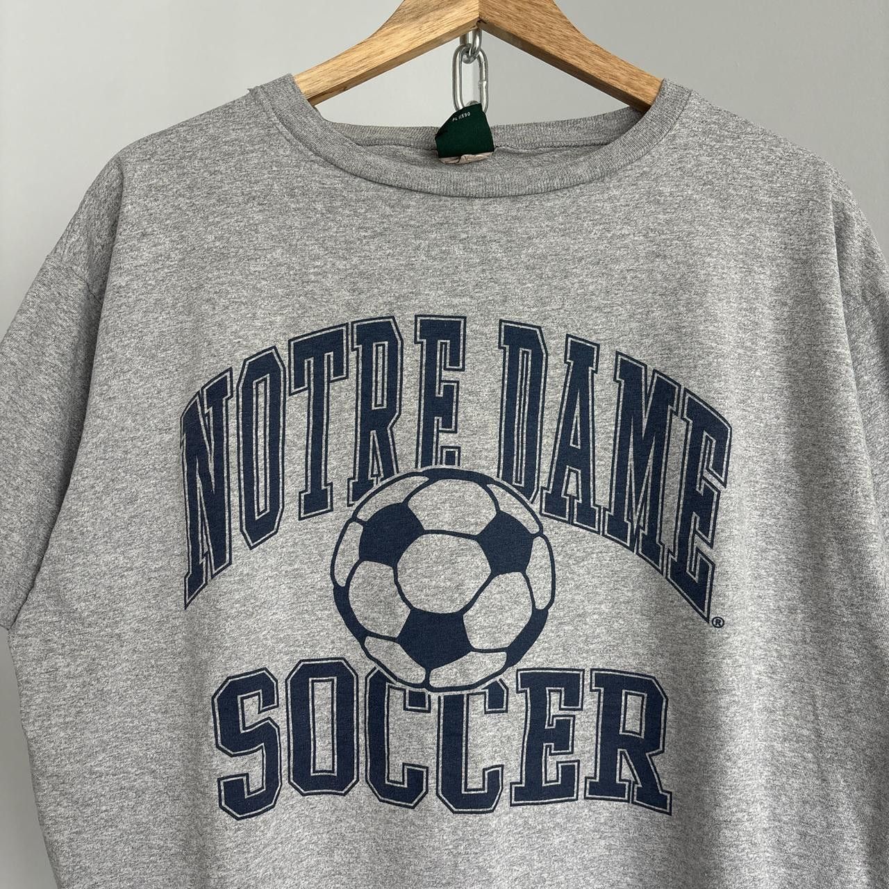 Other Vintage 90s Notre Dame Soccer Tee Single Stitch USA Size XL Size US XL / EU 56 / 4 - 2 Thumbnail