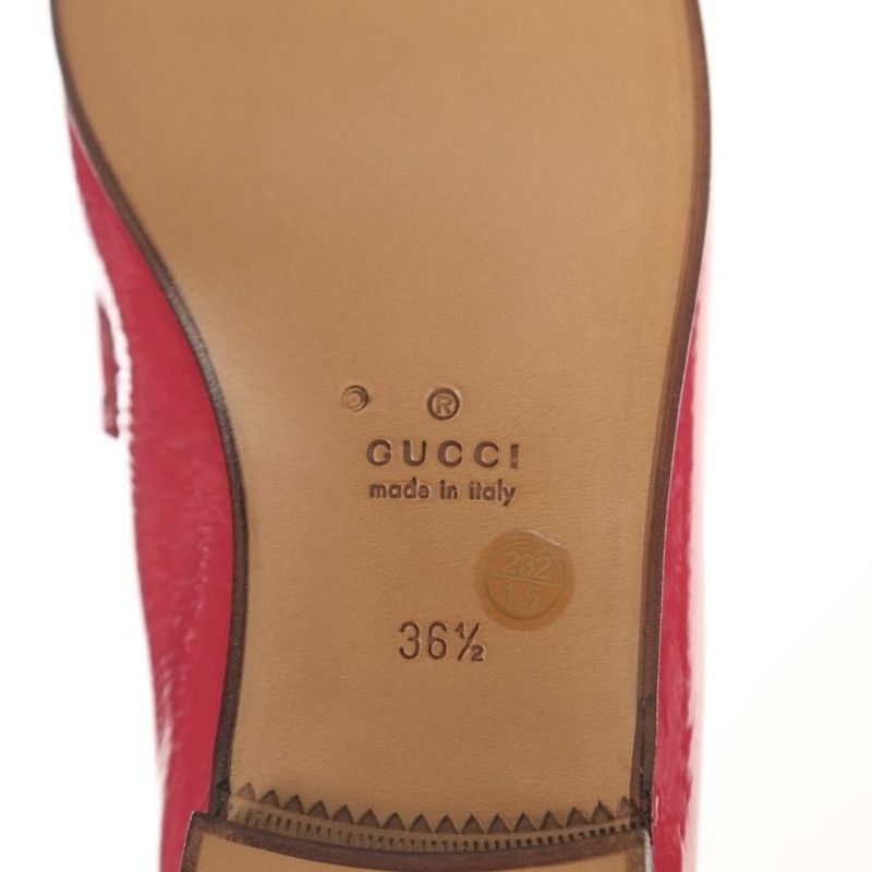 Gucci Gucci Pink Patent Leather Loafers - Size US 6.5 / EU 39-40 - 5 Thumbnail