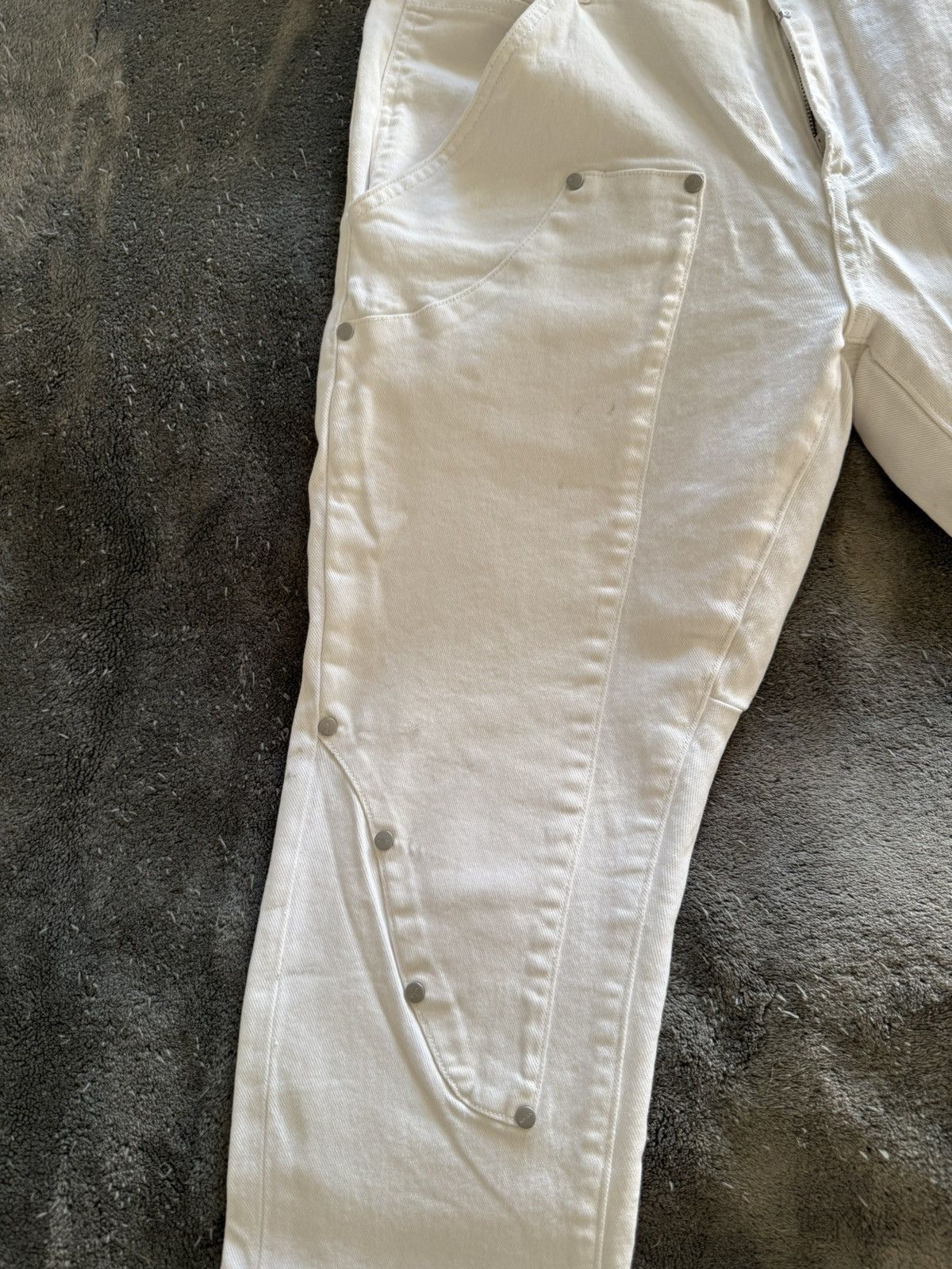 Kollar Clothing Kollar Denim 808 Relaxed Flares - Bone Size US 34 / EU 50 - 2 Thumbnail