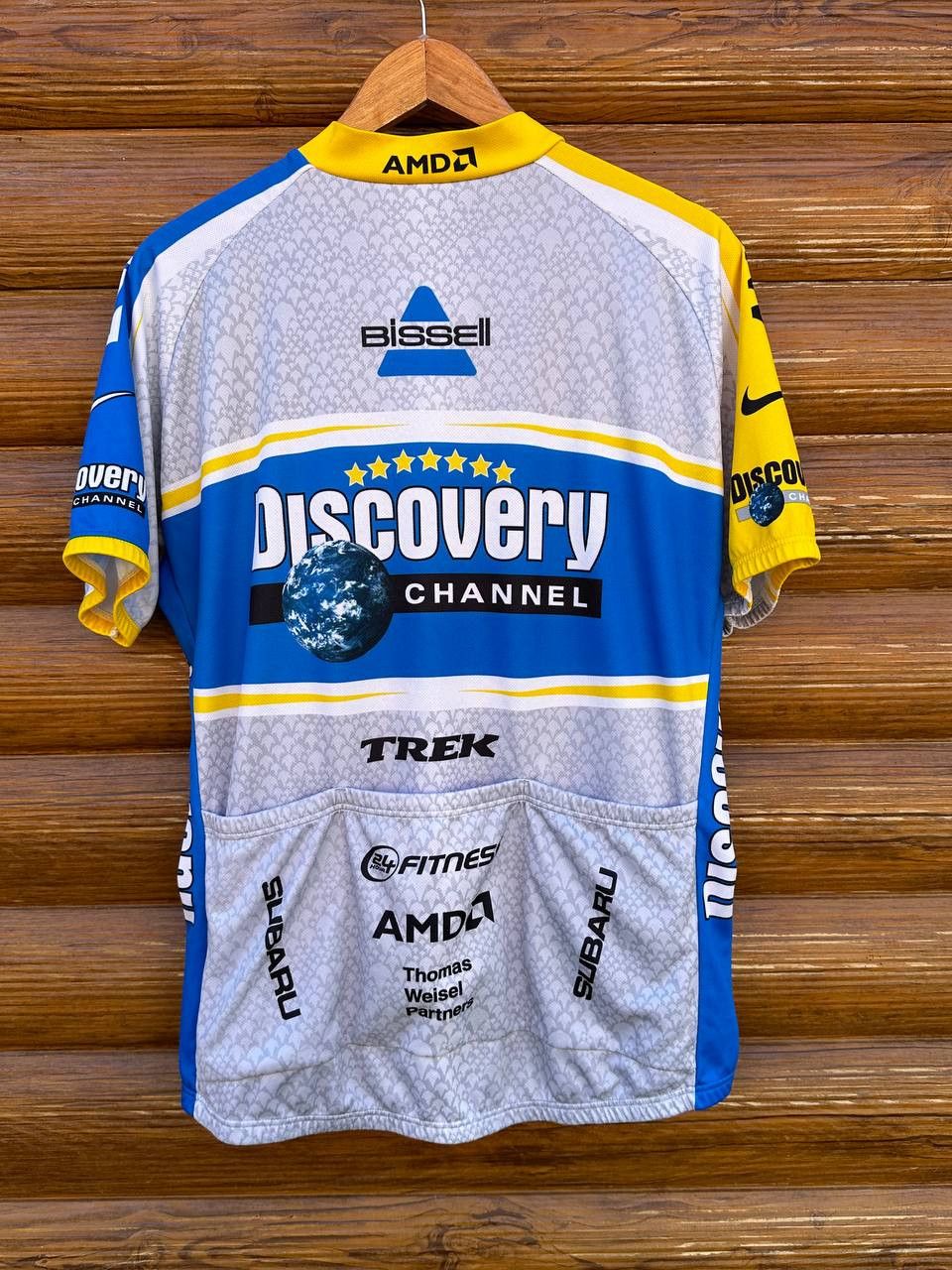 Nike Nike Team Discovery Channel Cycling Jersey Size US XXL / EU 58 / 5 - 3 Thumbnail