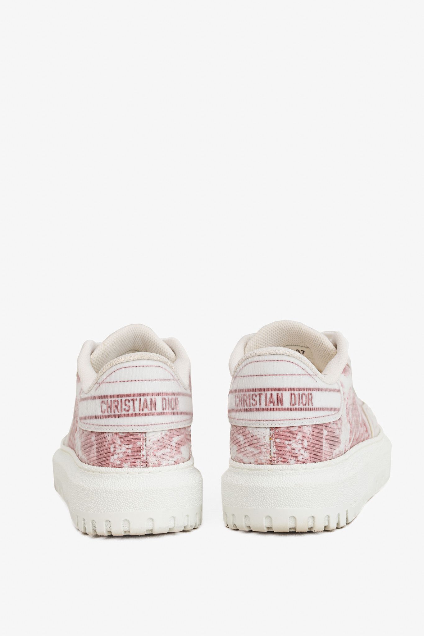 Dior Dior Addict Toile de Jouy Neoprene Low-Top Sneakers Size US 6.5 / IT 36.5 - 3 Thumbnail