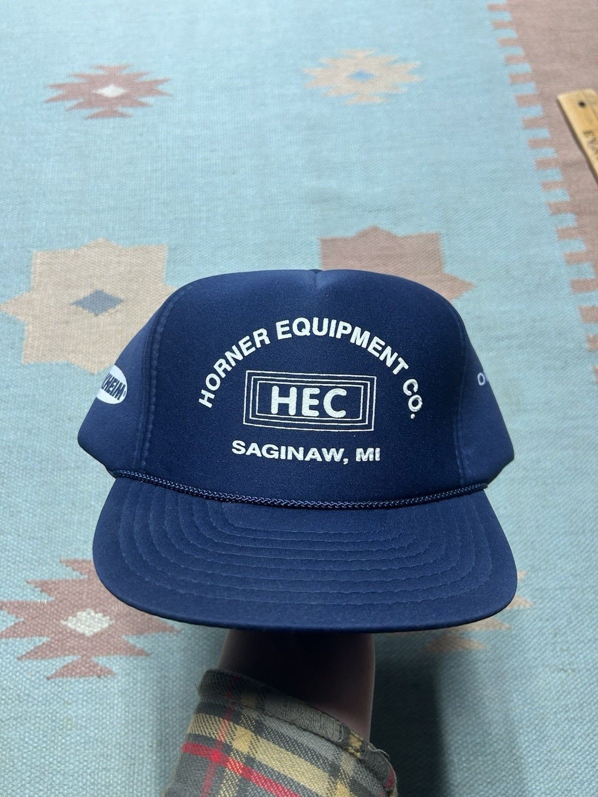 Vintage Vintage SnapBack hat Horner Equipment Co Saginaw Michigan Size ONE SIZE - 2 Thumbnail