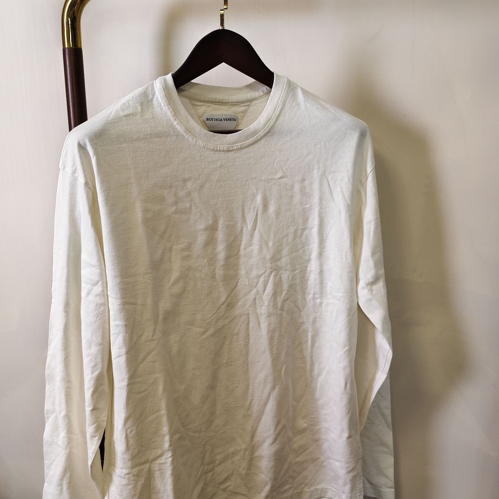 Bottega Veneta Bottega Veneta Cotton Long Sleeve T-Shirt Size M Size US M / EU 48-50 / 2 - 1 Thumbnail
