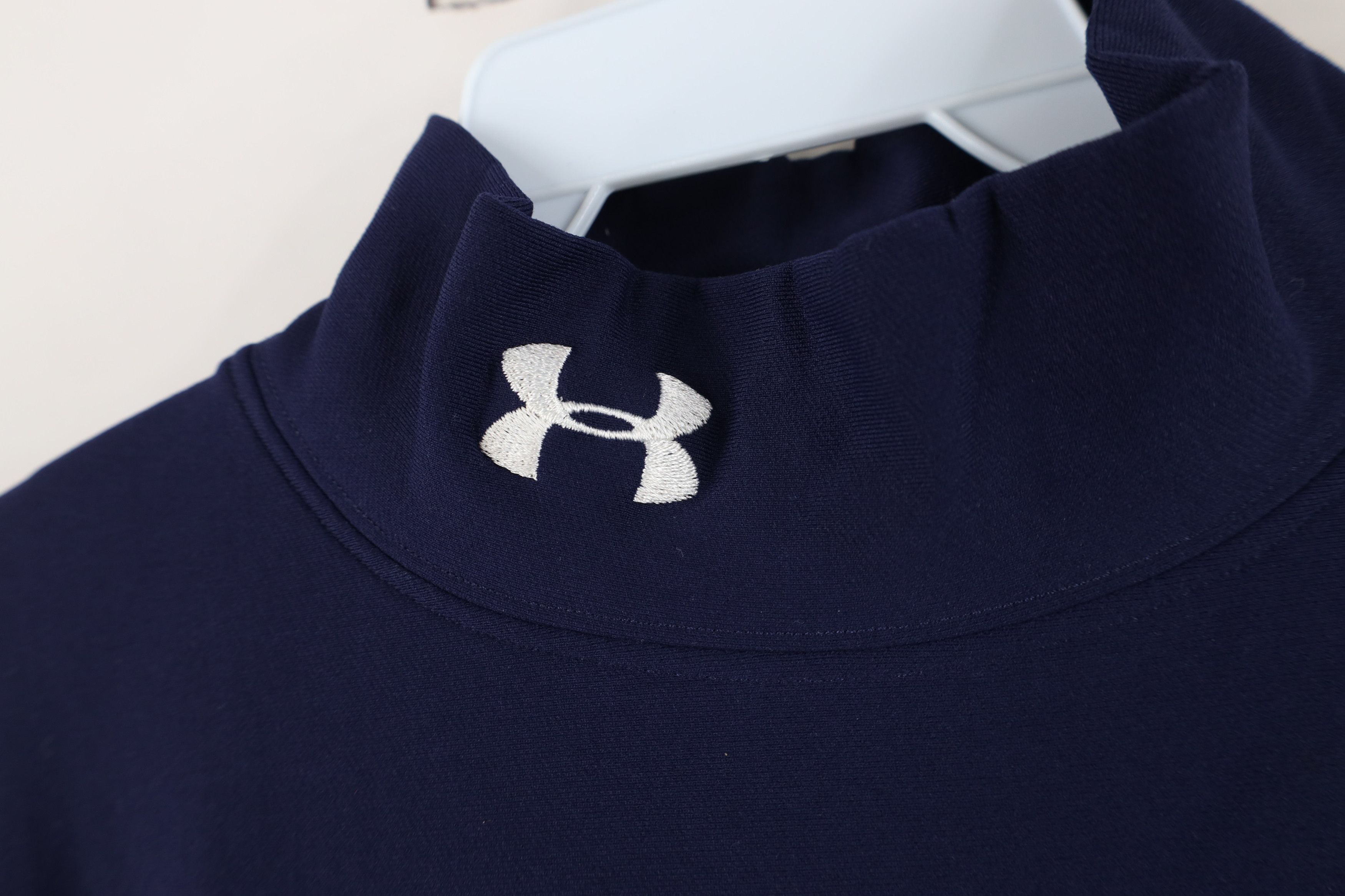Under Armour Under Armour Compression Training Mock Neck T-Shirt Blue Size US S / EU 44-46 / 1 - 4 Thumbnail