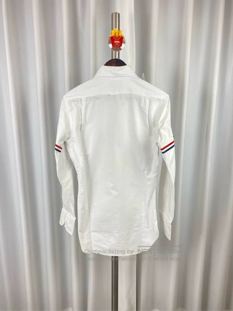 Thom Browne Thom Browne Sleeve Badge Shirt Men's Durable Oxford Shirt Size US S / EU 44-46 / 1 - 2 Thumbnail
