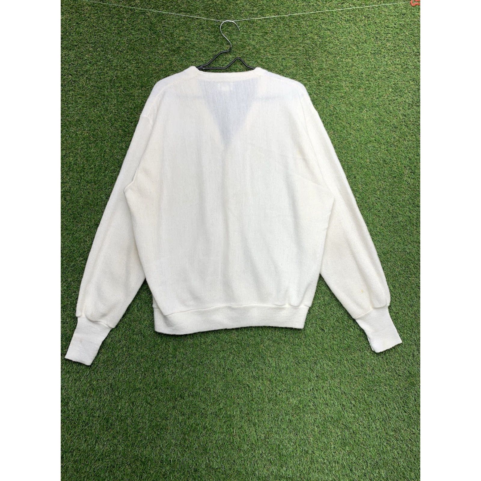 Izod VINTAGE Izod Lacoste Cardigan Sweater Mens XL Beige 80s 90s Preppy Golf Button Embroidered Logo Mens Cardigan Sweater Size US XL / EU 56 / 4 - 2 Thumbnail