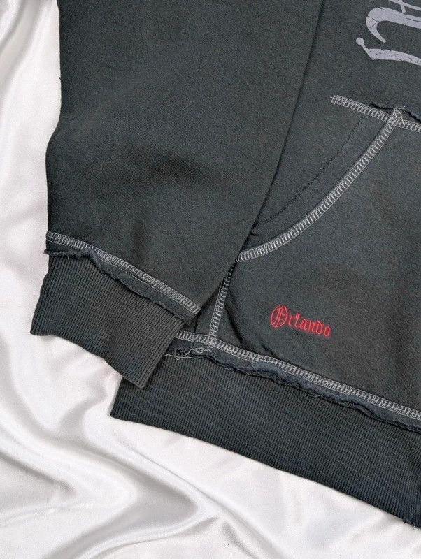 Hard Rock Cafe Rare Vintage Zip Hoodie Hard Rock Affliction opium y2k 90s Size US L / EU 52-54 / 3 - 5 Thumbnail