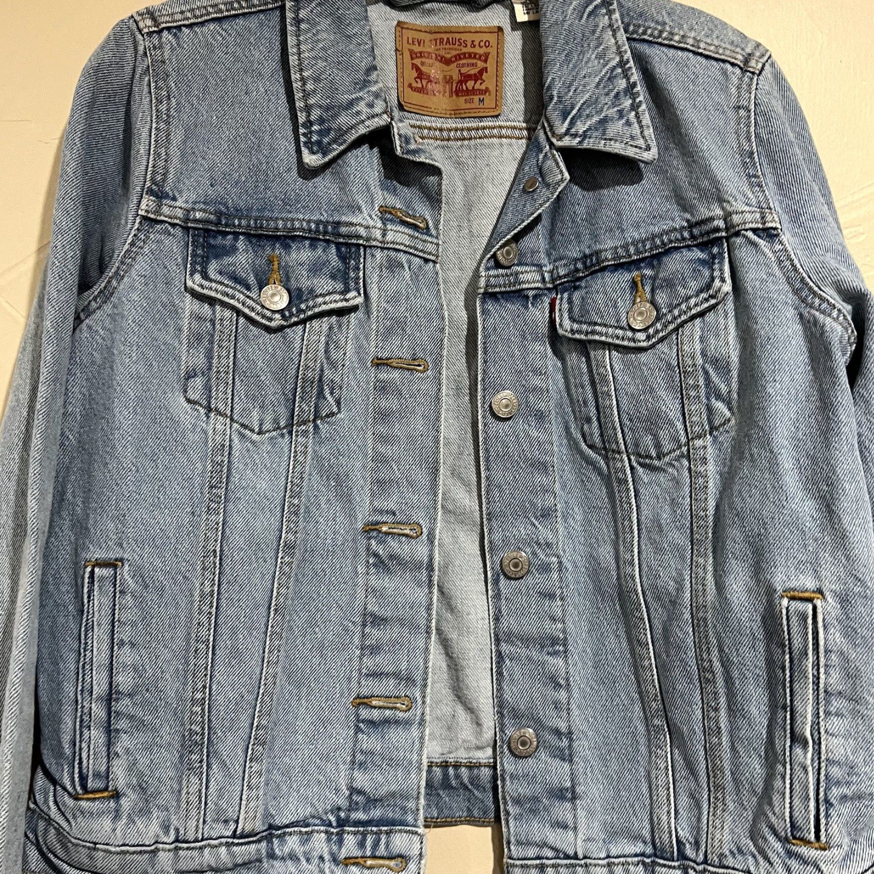 Levi's Levi's Blue Denim Jean Jacket M User: Levi's Blue Denim Jean Jacket M Size US 31 - 2 Thumbnail