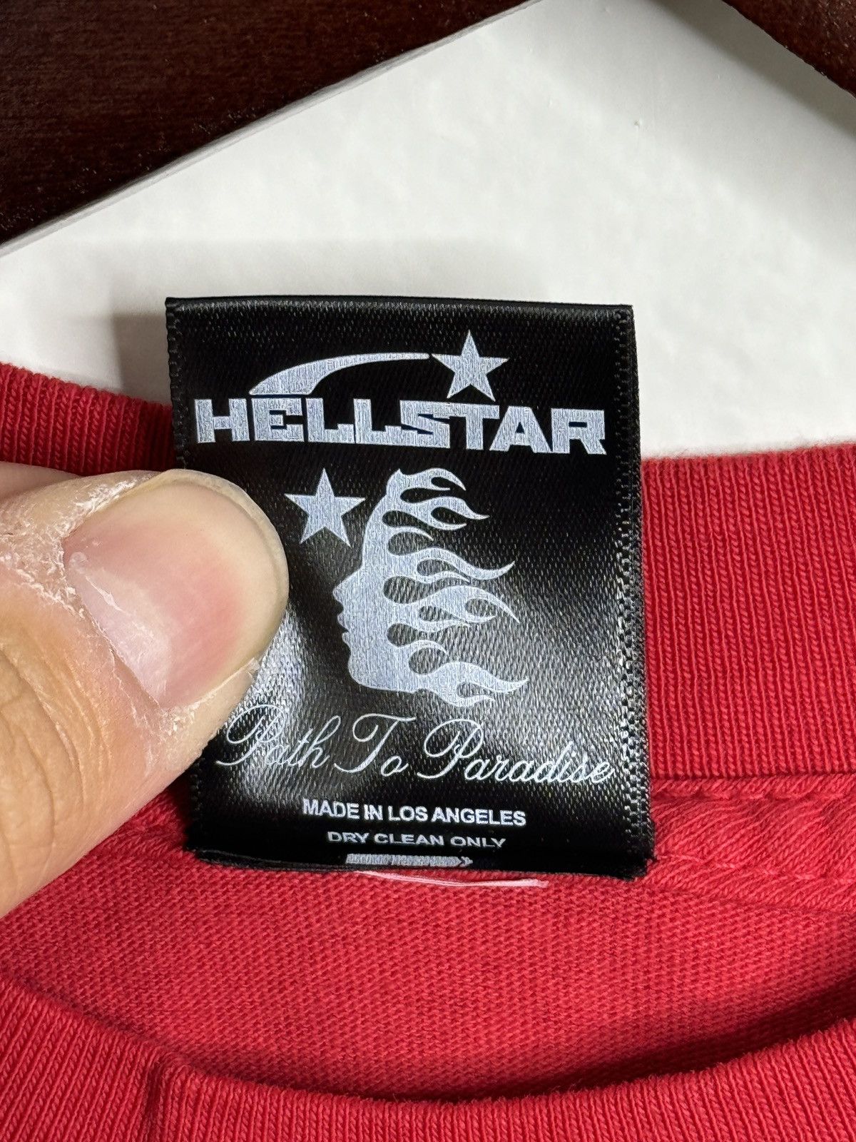 HELLSTAR Hellstar Studios Jesus Emblem Tee Red Size US M / EU 48-50 / 2 - 5 Thumbnail