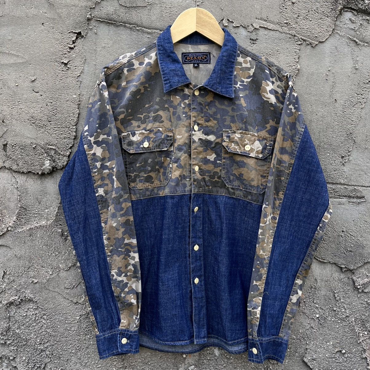 Beams Plus Beams camouflage shirt Size US L / EU 52-54 / 3 - 1 Thumbnail