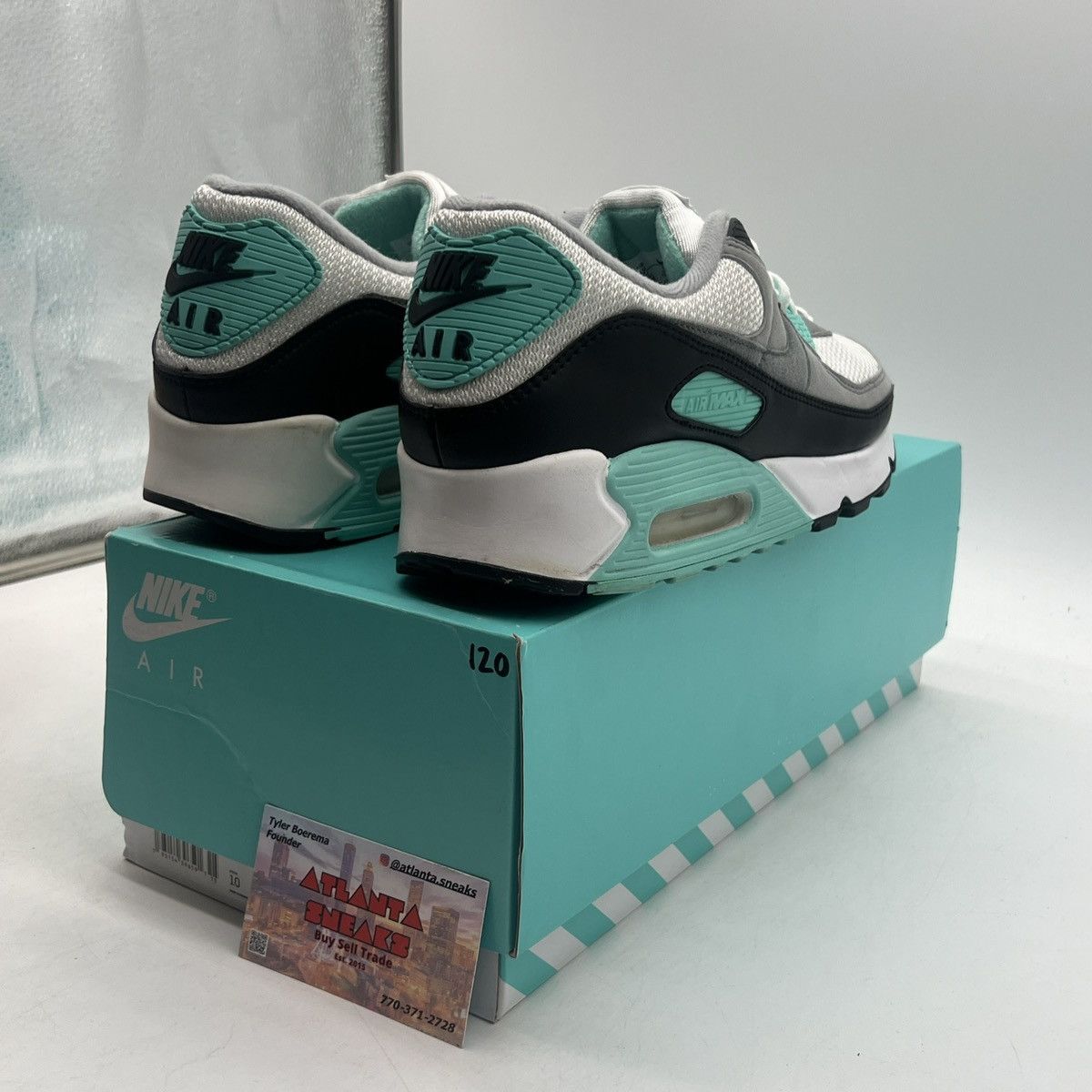 Nike Air max 90 hyper turquoise Size US 10 / EU 43 - 5 Thumbnail