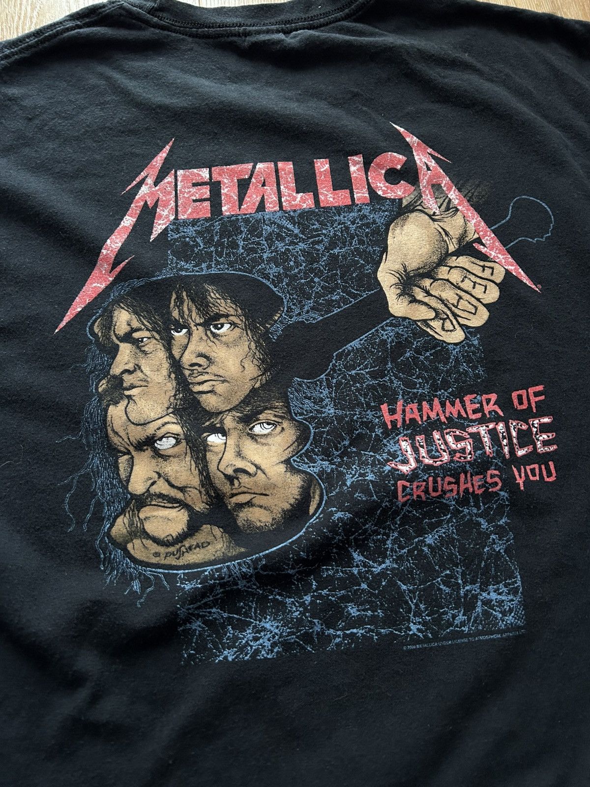 Band Tees Vintage Metallica And Justice For All 1994 2006 T-Shirt Size US L / EU 52-54 / 3 - 6 Thumbnail