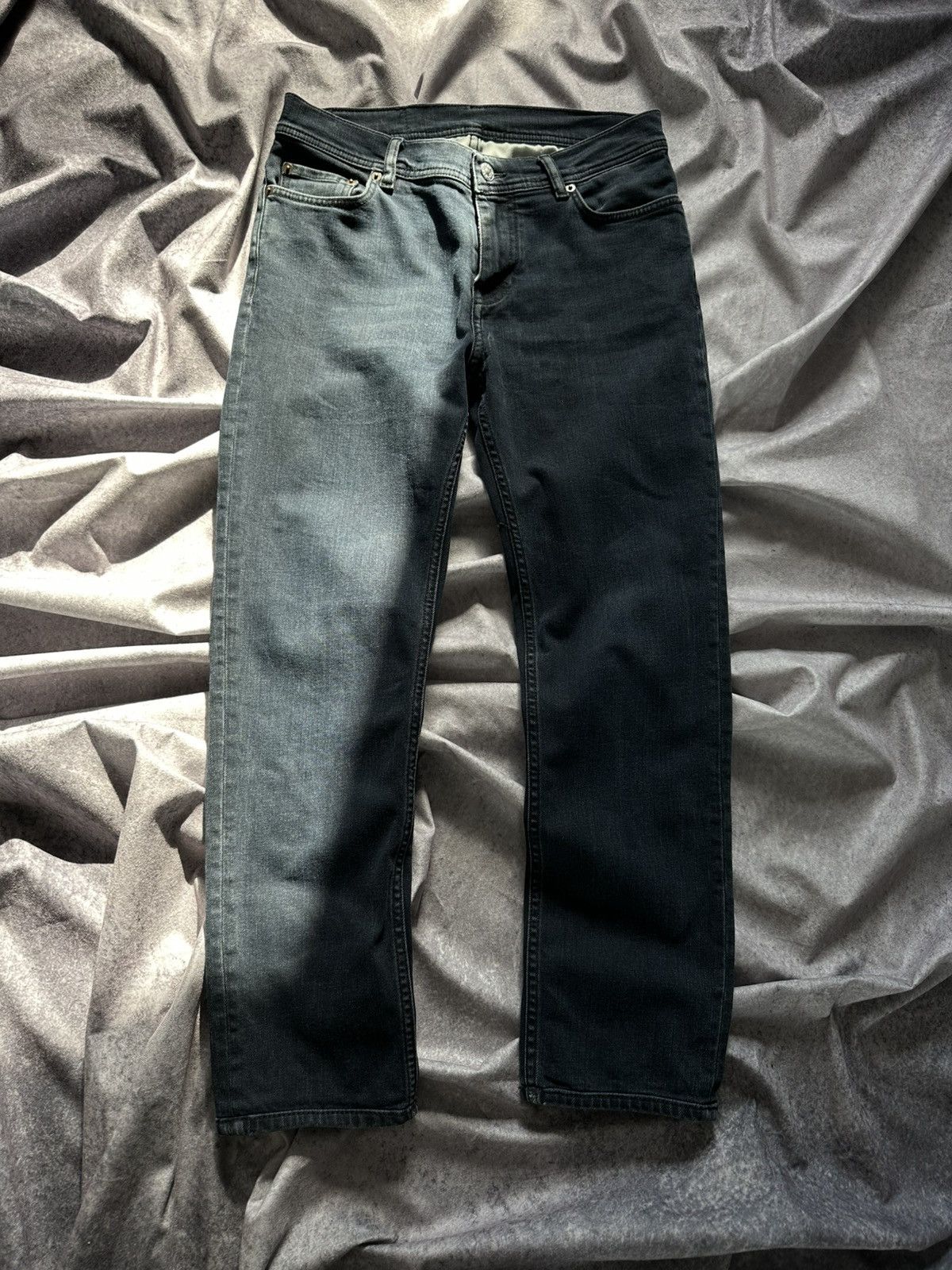 Acne Studios Acne Studios North Blue Black Slim Jeans Size US 29 - 5 Thumbnail