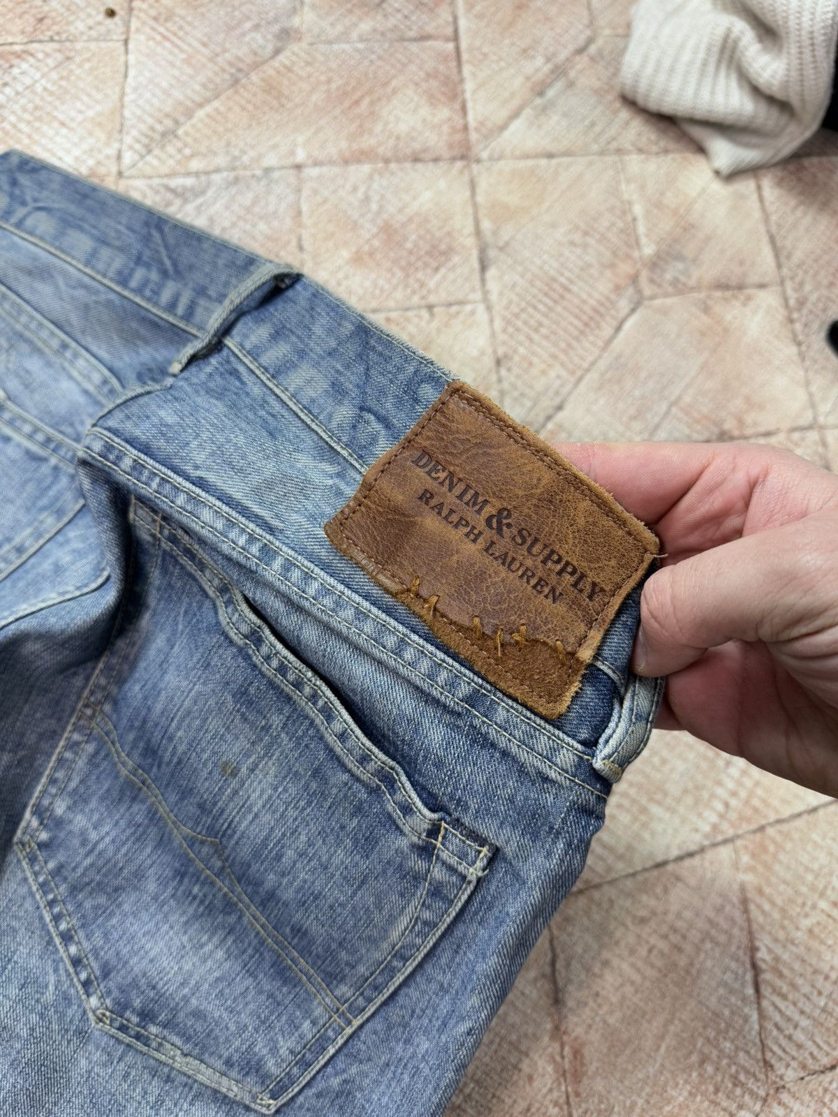 Denim & Supply Ralph Lauren × Ralph Lauren Polo Ralph Denim & Supply Slim Raw Blue Washed Denim 32/34 Size US 32 / EU 48 - 14 Thumbnail