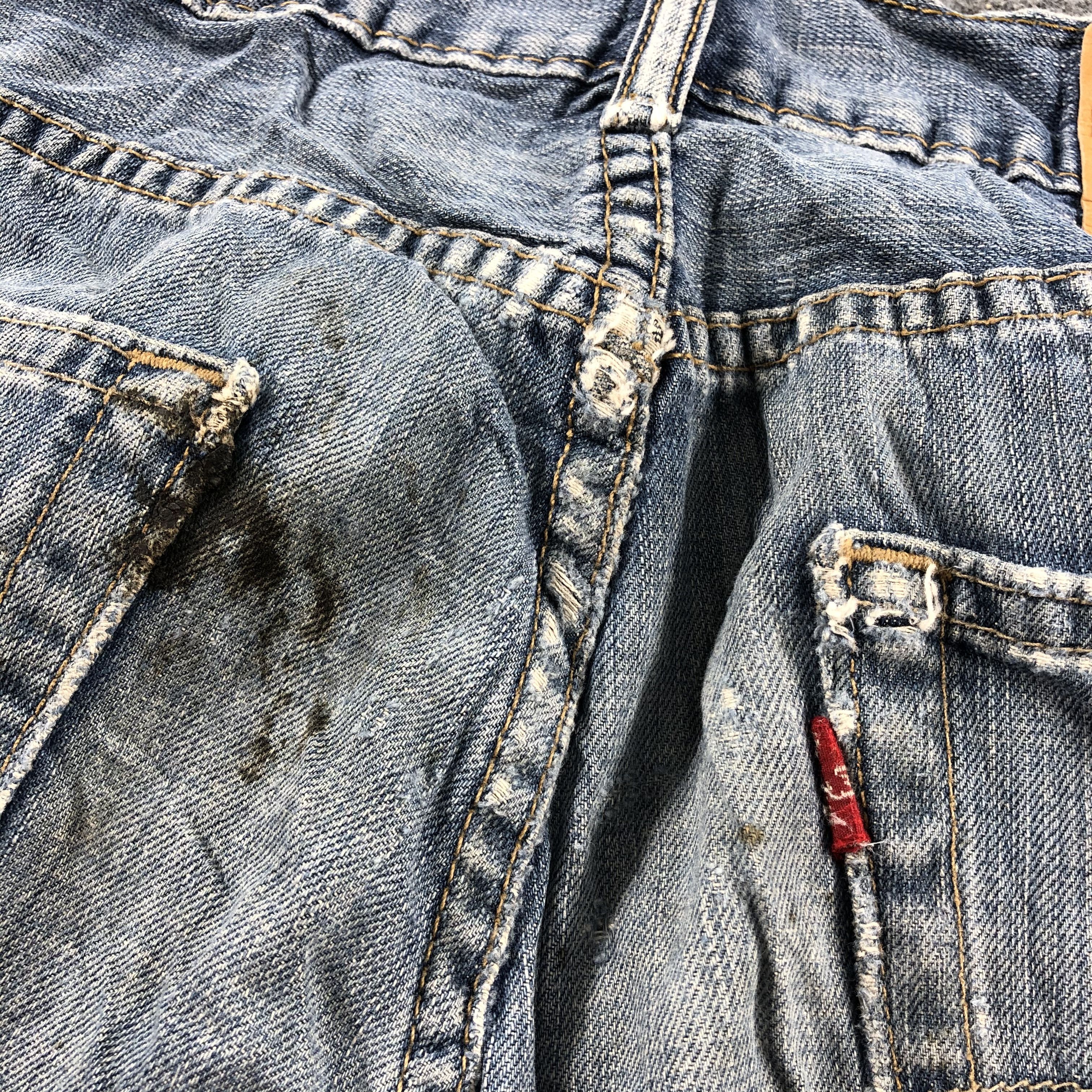 Levi's Vintage Blue Wash Levis 505 Jeans-J2473 Size US 30 / EU 46 - 8 Thumbnail
