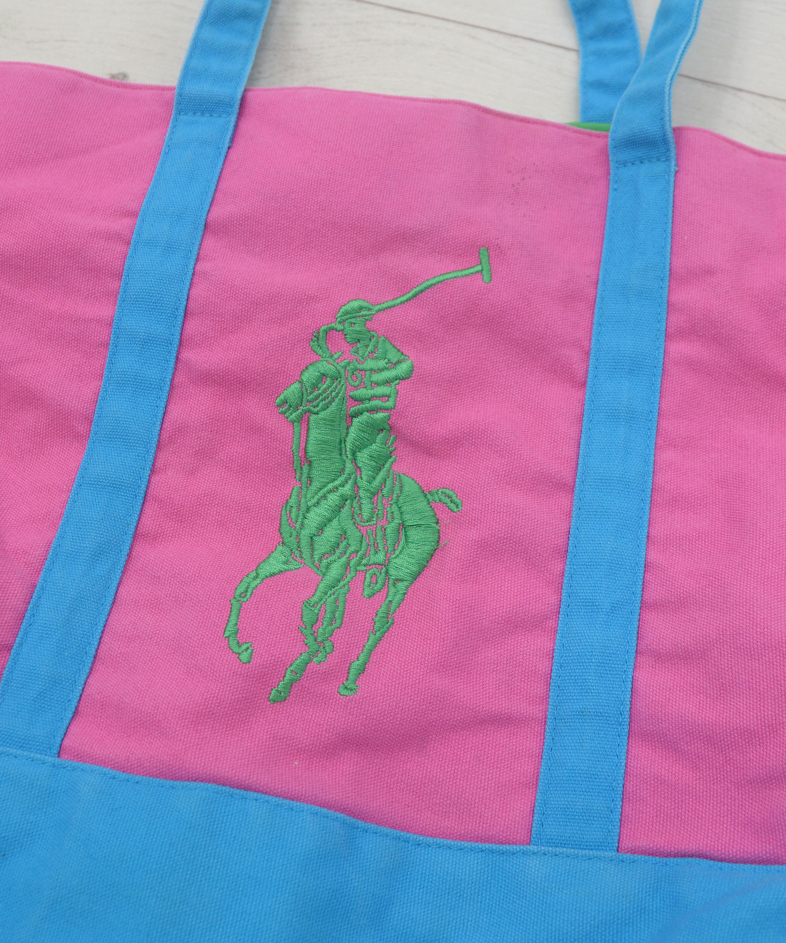 Polo Ralph Lauren Polo Ralph Lauren Tote Bag RL Navy Market Shopper Big ponny Size ONE SIZE - 3 Thumbnail