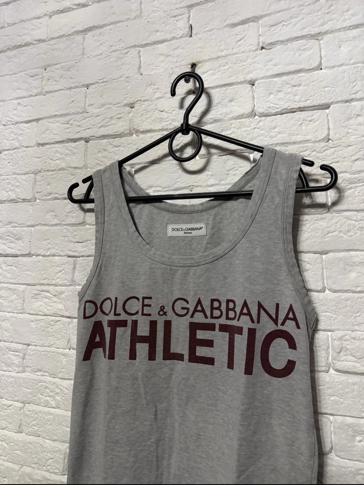 Dolce & Gabbana Dolce & Gabbana Athletic Huge Logo Men`s Tank Sz S Size US S / EU 44-46 / 1 - 2 Thumbnail