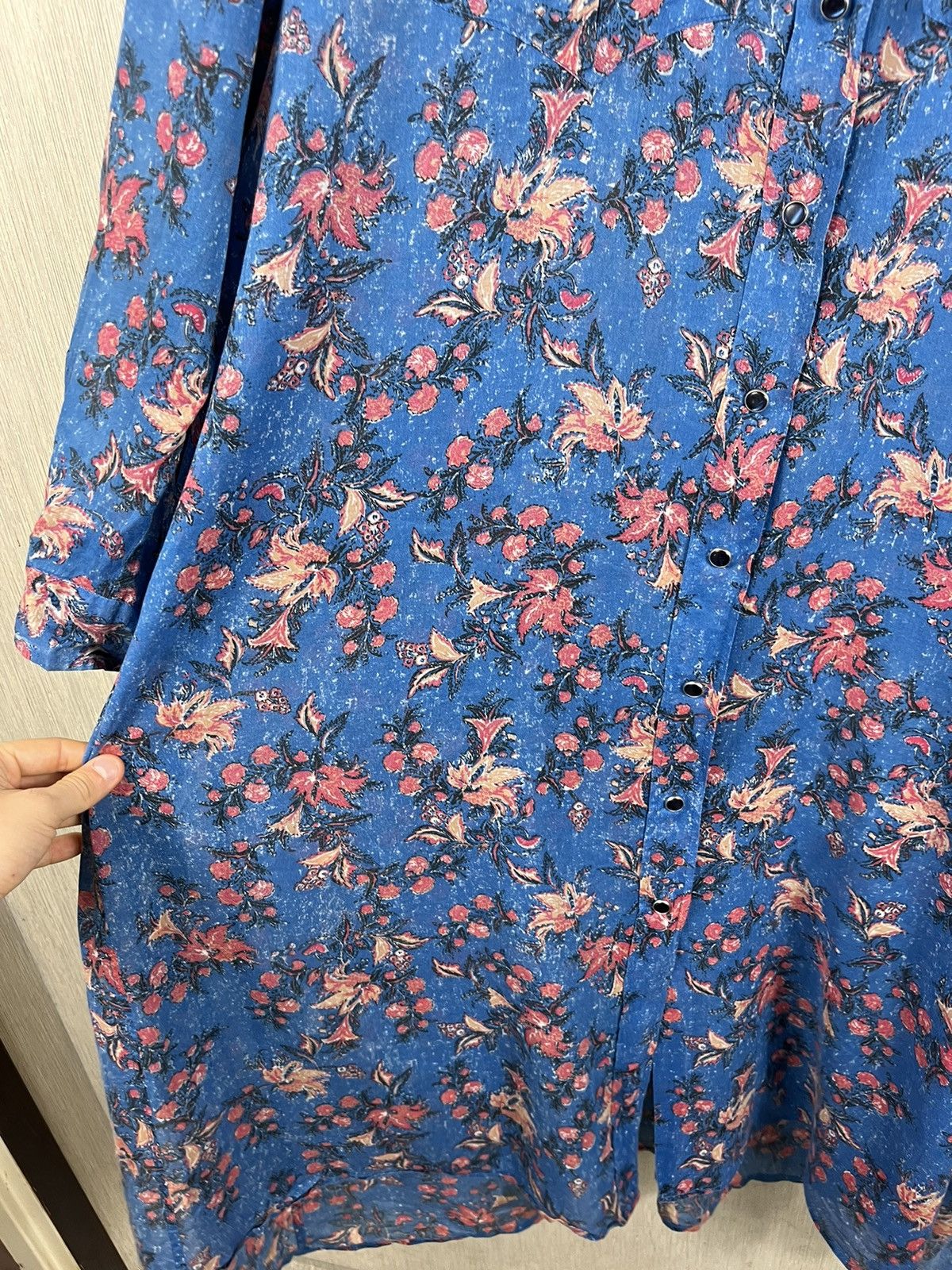 Designer × Isabel Marant × Isabel Marant Etoile Isabel Marant Etoile floral maxi dress button up dungarees Size M / US 6-8 / IT 42-44 - 22 Thumbnail