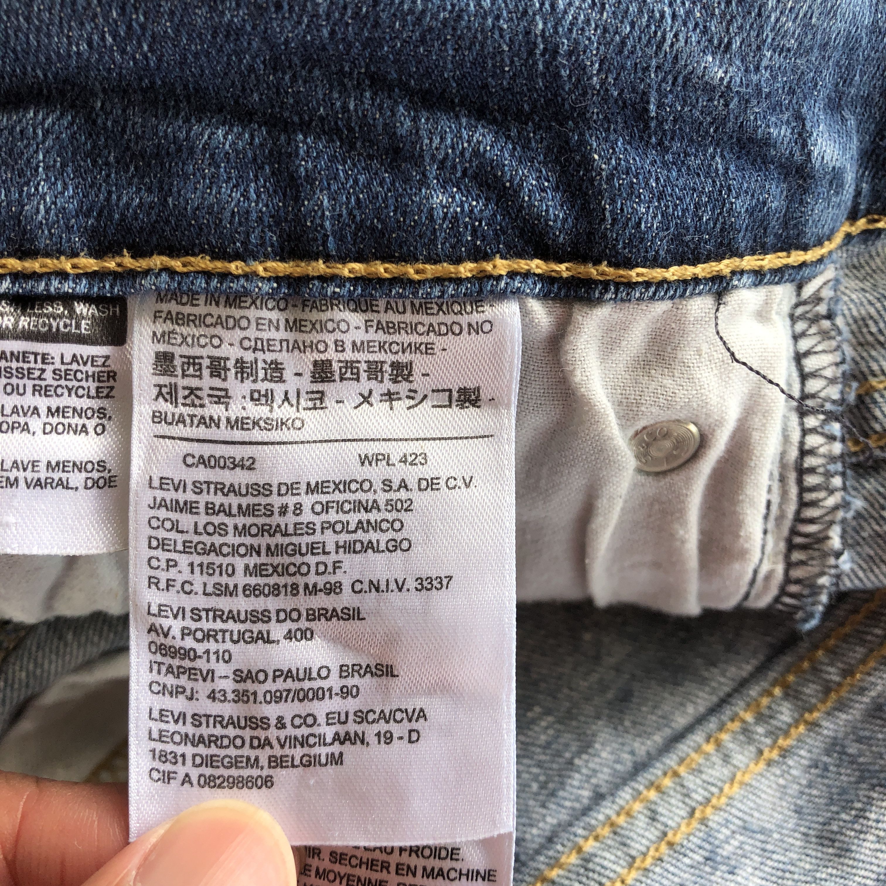 Levi's Vintage Levis 513 Paint Splatter Jeans Levi's Faded Denim Size US 32 / EU 48 - 9 Thumbnail
