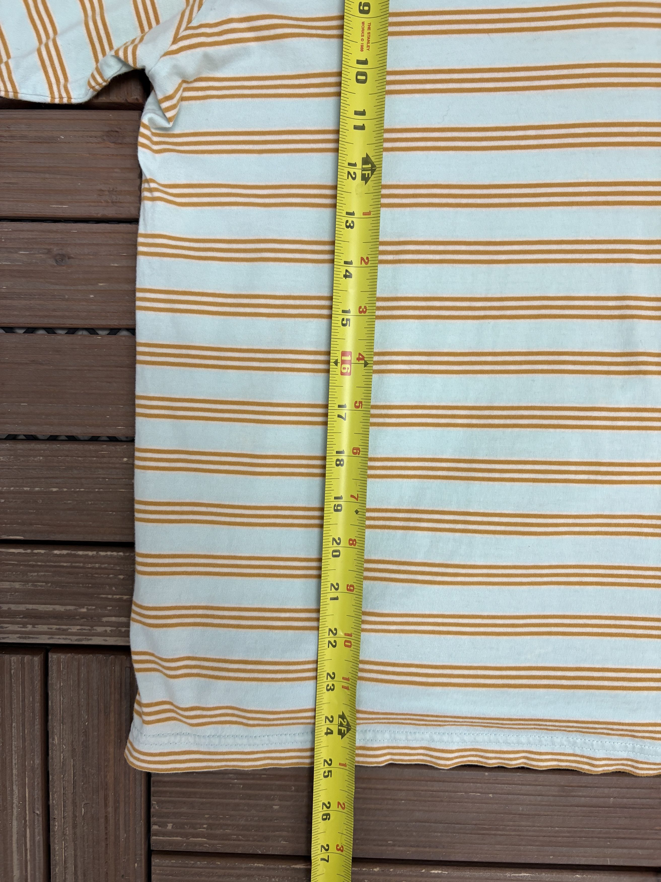 Patagonia Patagonia Striped Vintage Blue Collared T-Shirt Tee Size US M / EU 48-50 / 2 - 6 Thumbnail